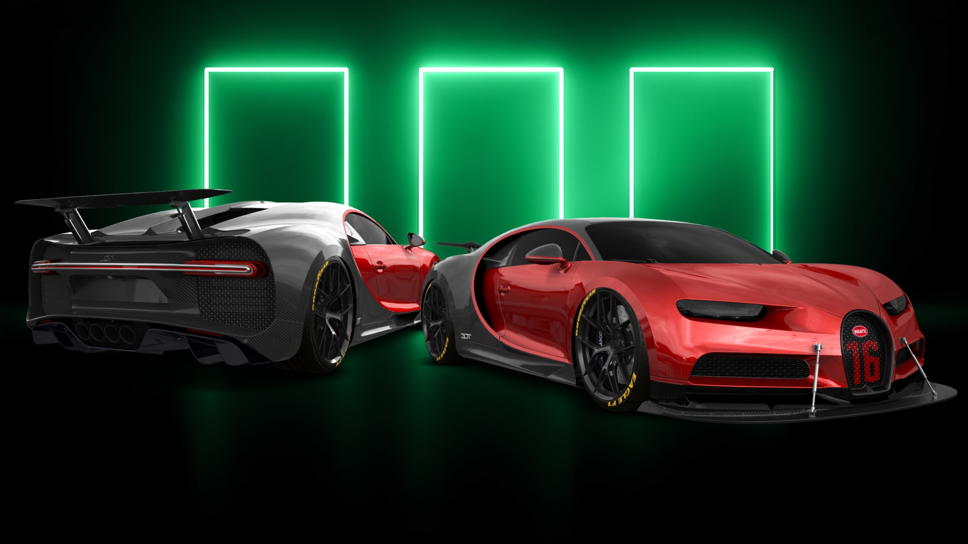 Bugatti Chiron 2 Door Coupe 2016 tuning