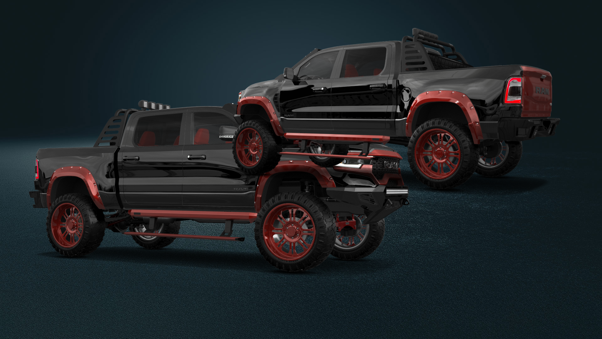 Dodge Ram 1500 TRX 4 Door pickup truck 2021