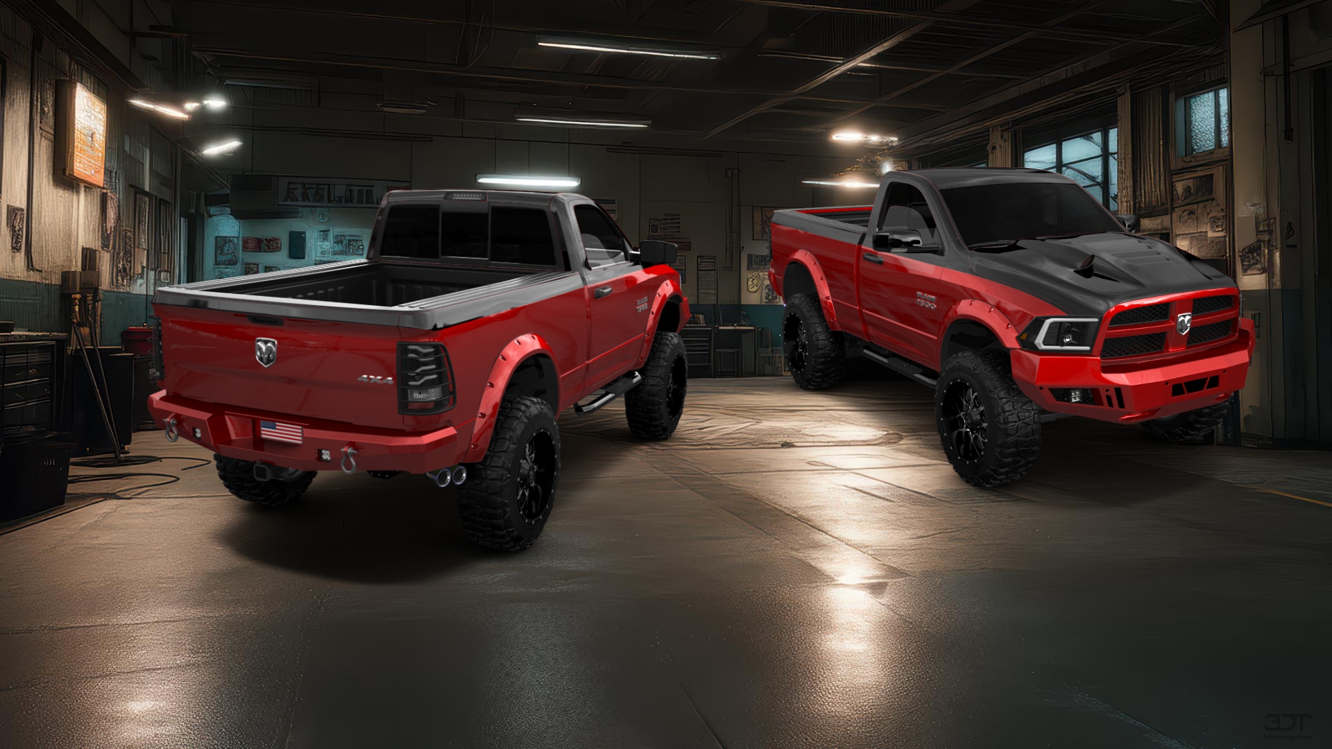 Dodge Ram 1500 6.4' box Regular Cab 2 Door pickup truck 2009 tuning