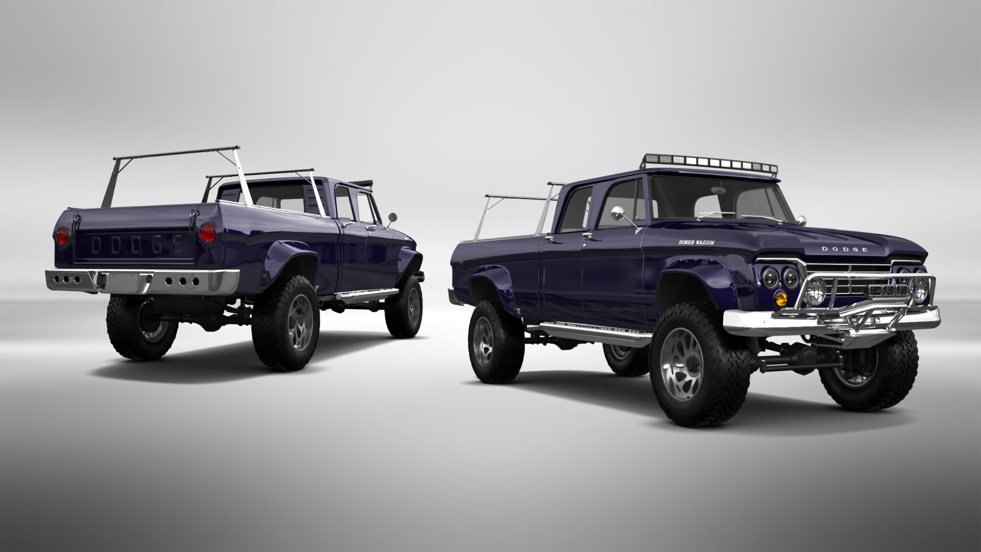 Dodge Power Wagon 4 Door pickup truck 1964