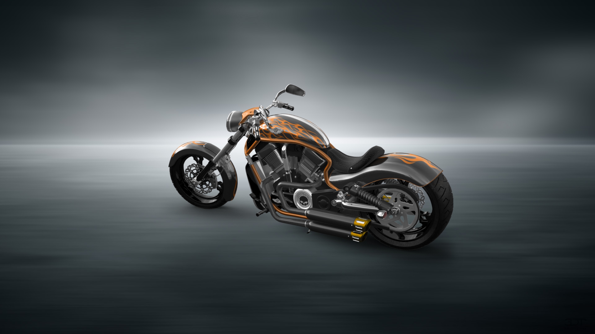 Harley-Davidson Custom Chopper Cruiser 2011