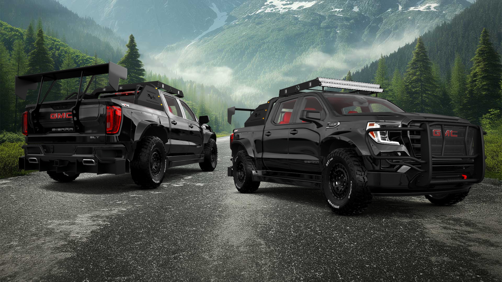 GMC Sierra 4 Door pickup truck 2020 tuning