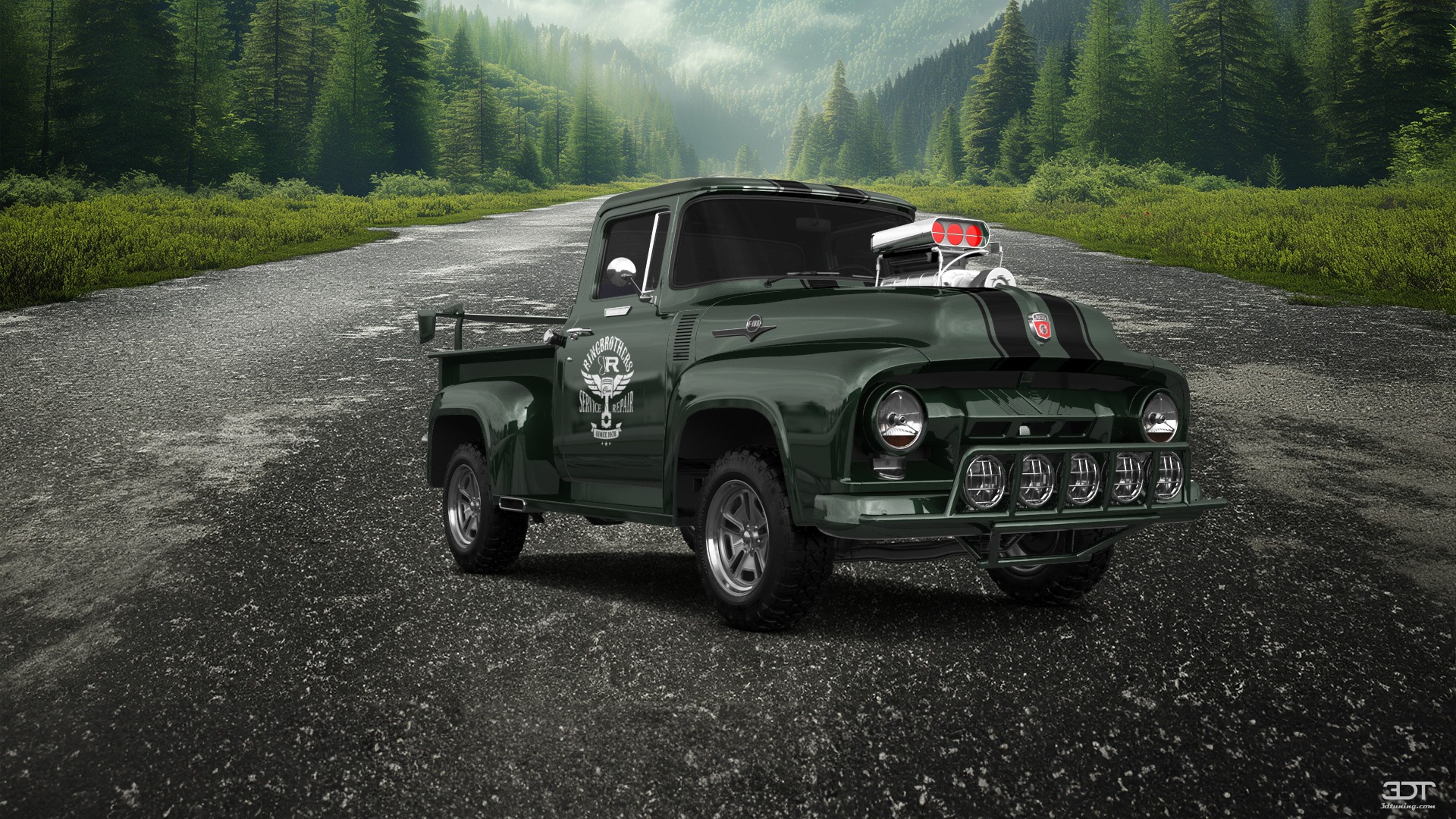 Ford F-100 2 Door truck 1956 tuning