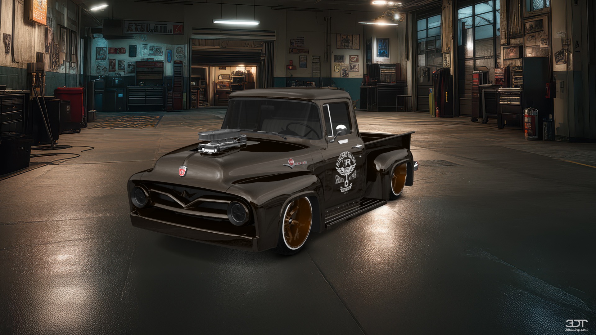 Ford F-100 2 Door truck 1956 tuning