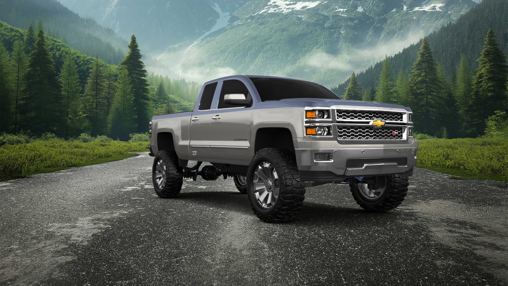 Chevrolet Silverado 1500 6.5 ft box 4 Door pickup truck 2014