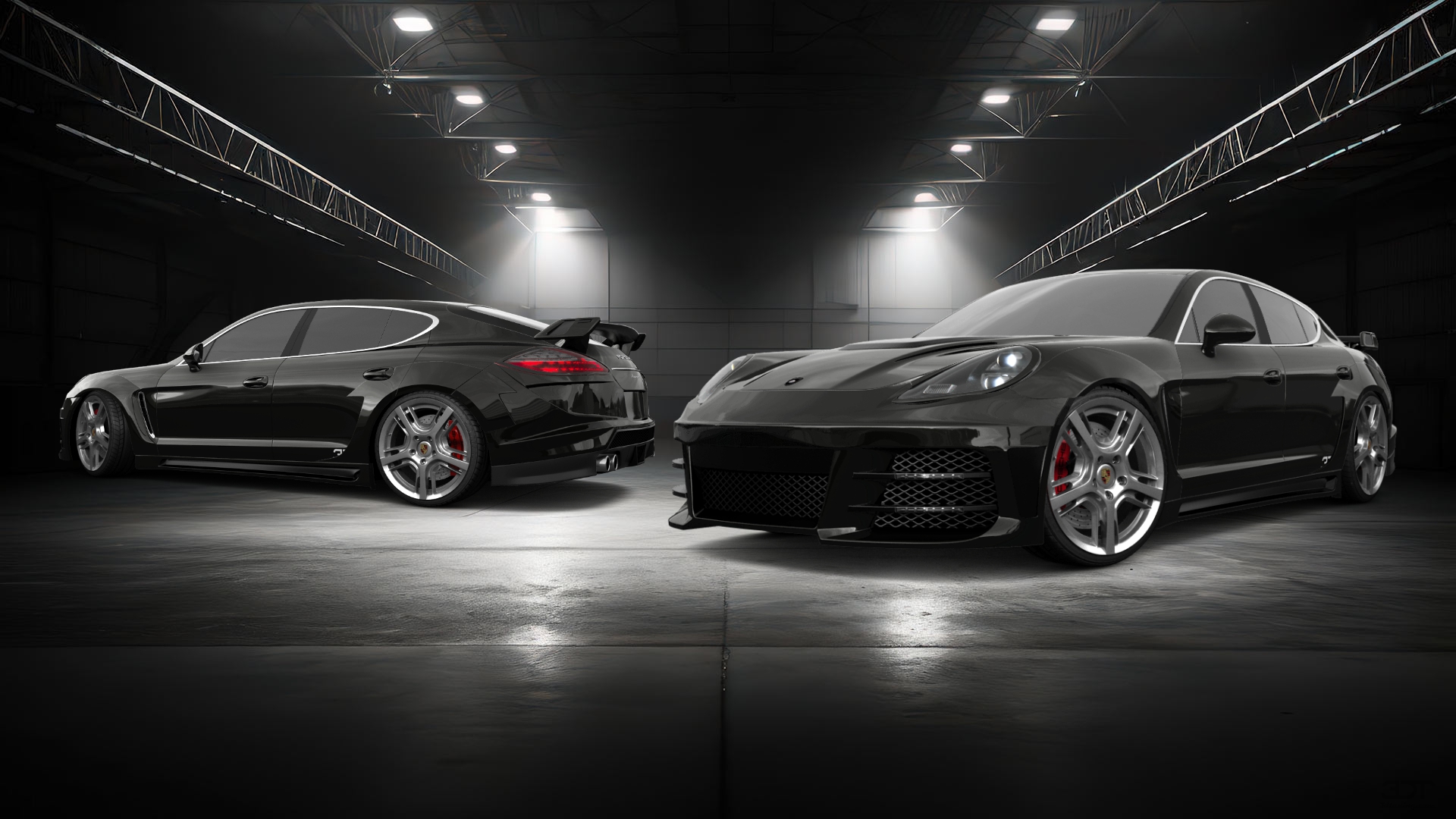 Porsche Panamera 4 door fastback saloon 2011 tuning