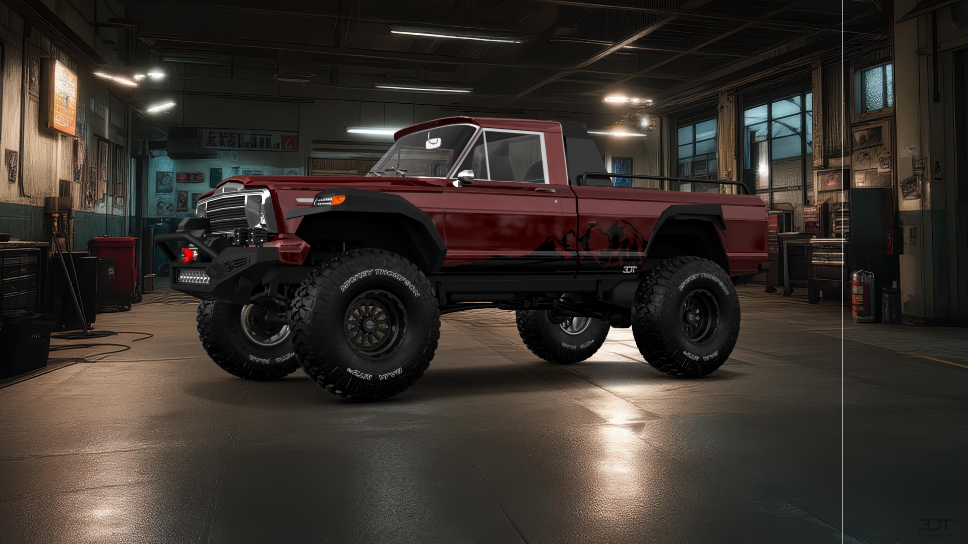 Jeep Gladiator SJ 2 Door pickup truck 1988 tuning