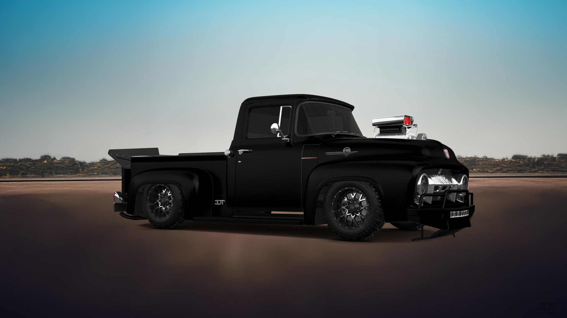 Ford F-100 2 Door truck 1956 tuning