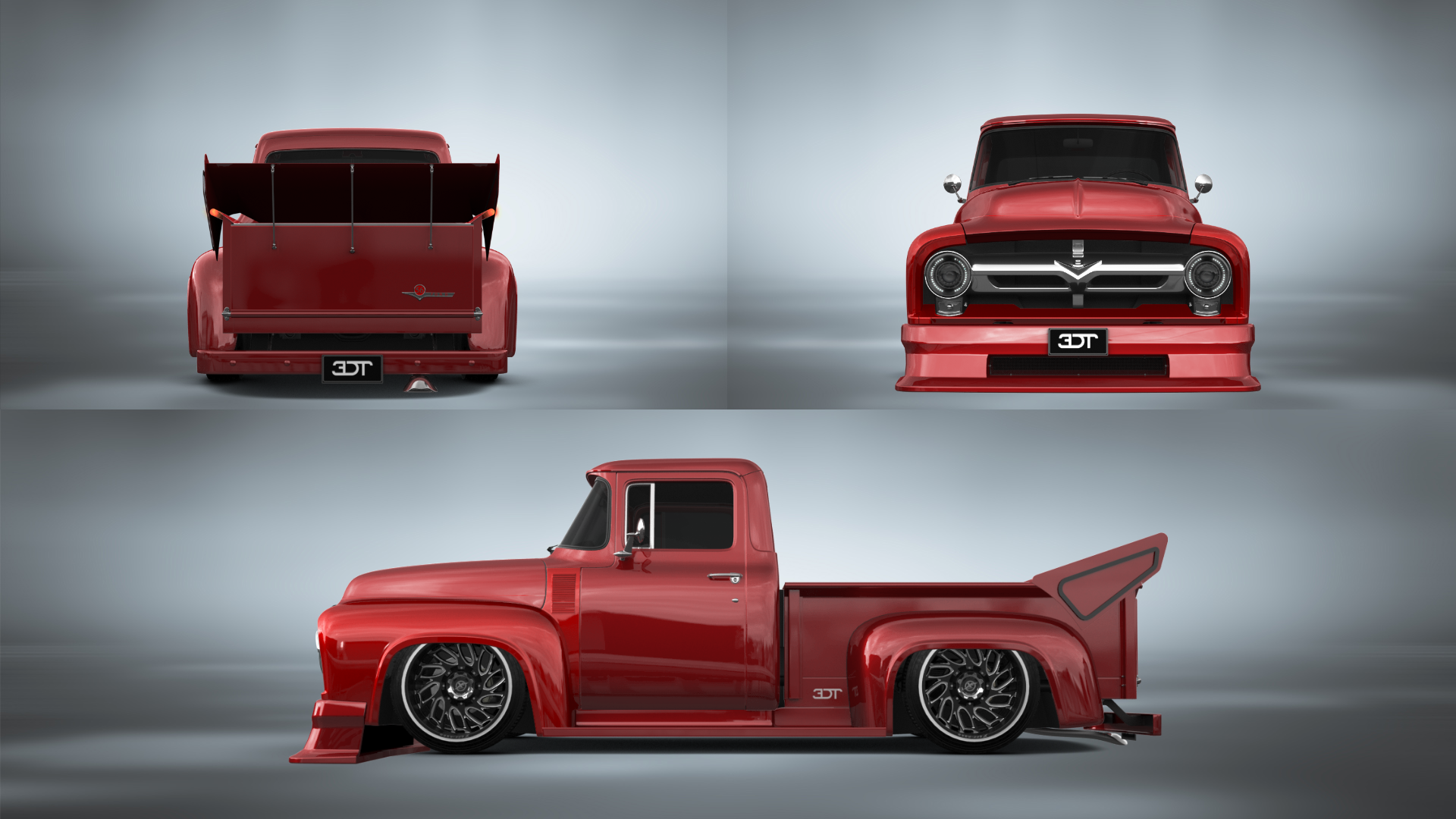 Ford F-100 2 Door truck 1956 tuning