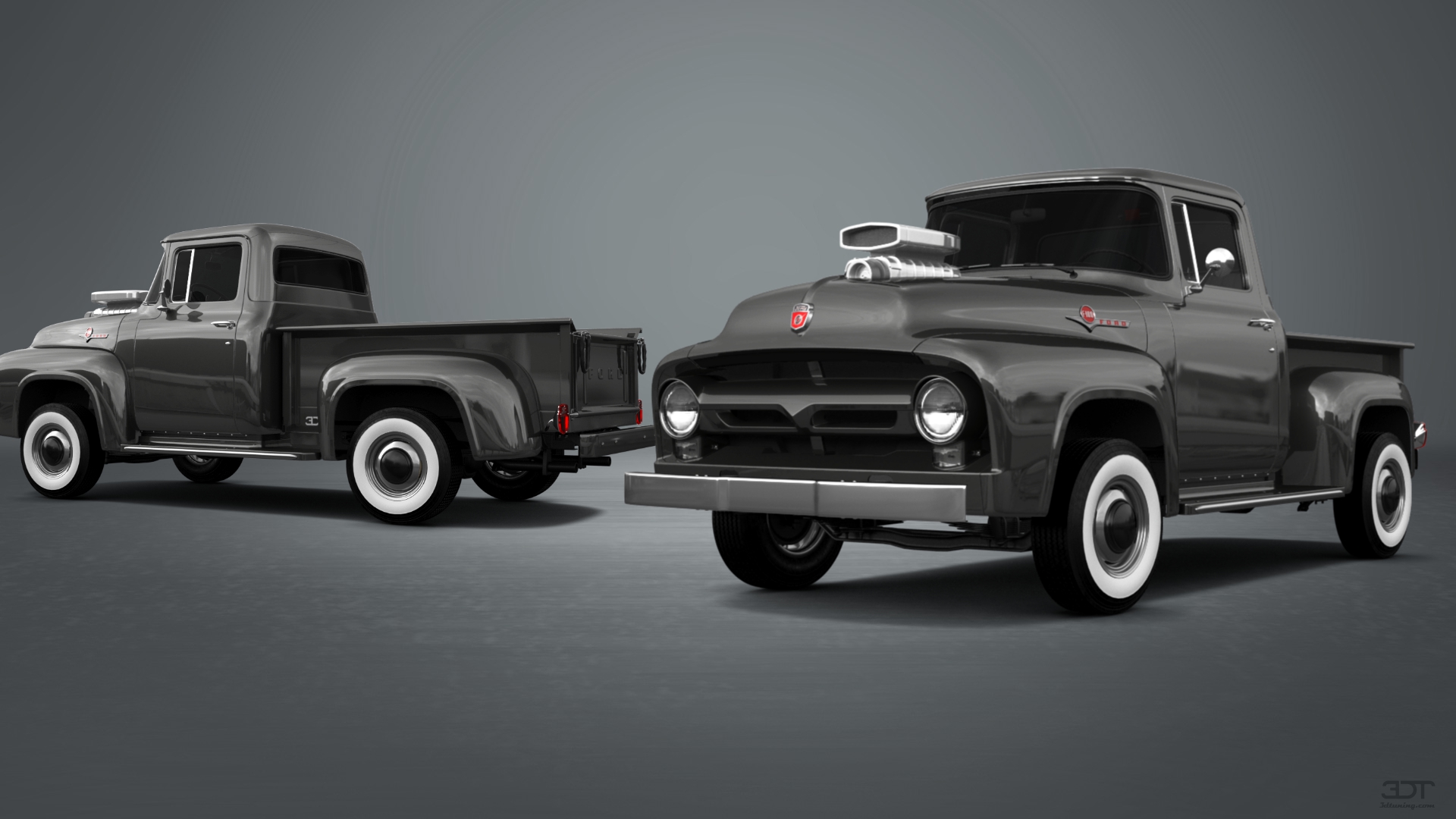 Ford F-100 2 Door truck 1956 tuning