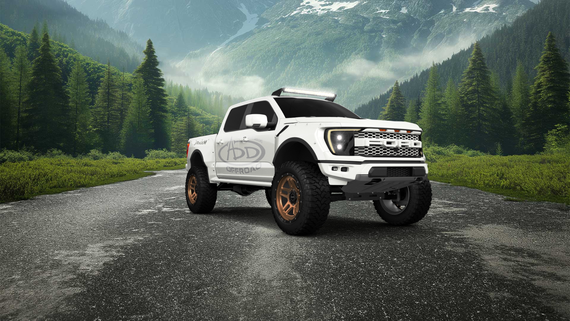 Ford F-150 Raptor 4 Door pickup truck 2021