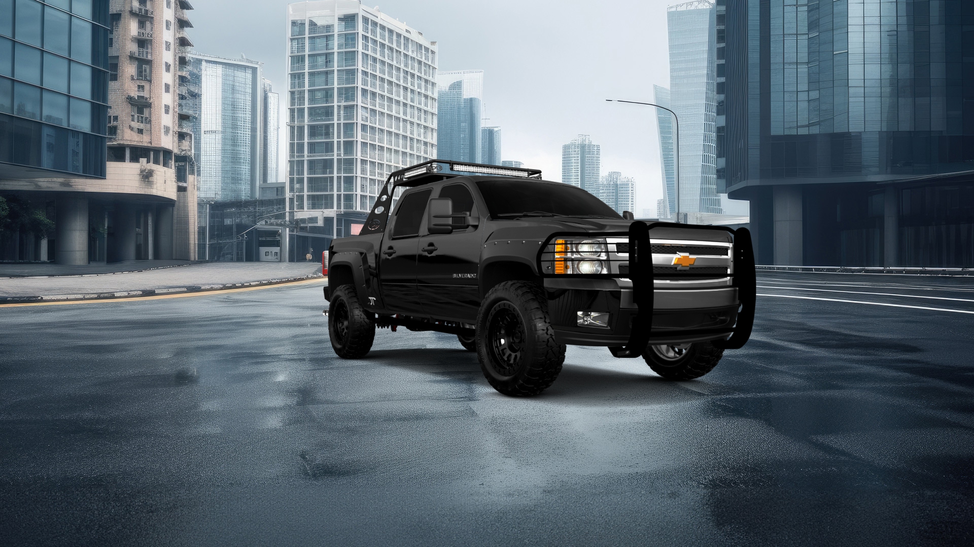 Chevrolet Silverado 1500 Crew Cab 4 Door pickup truck 2007 tuning