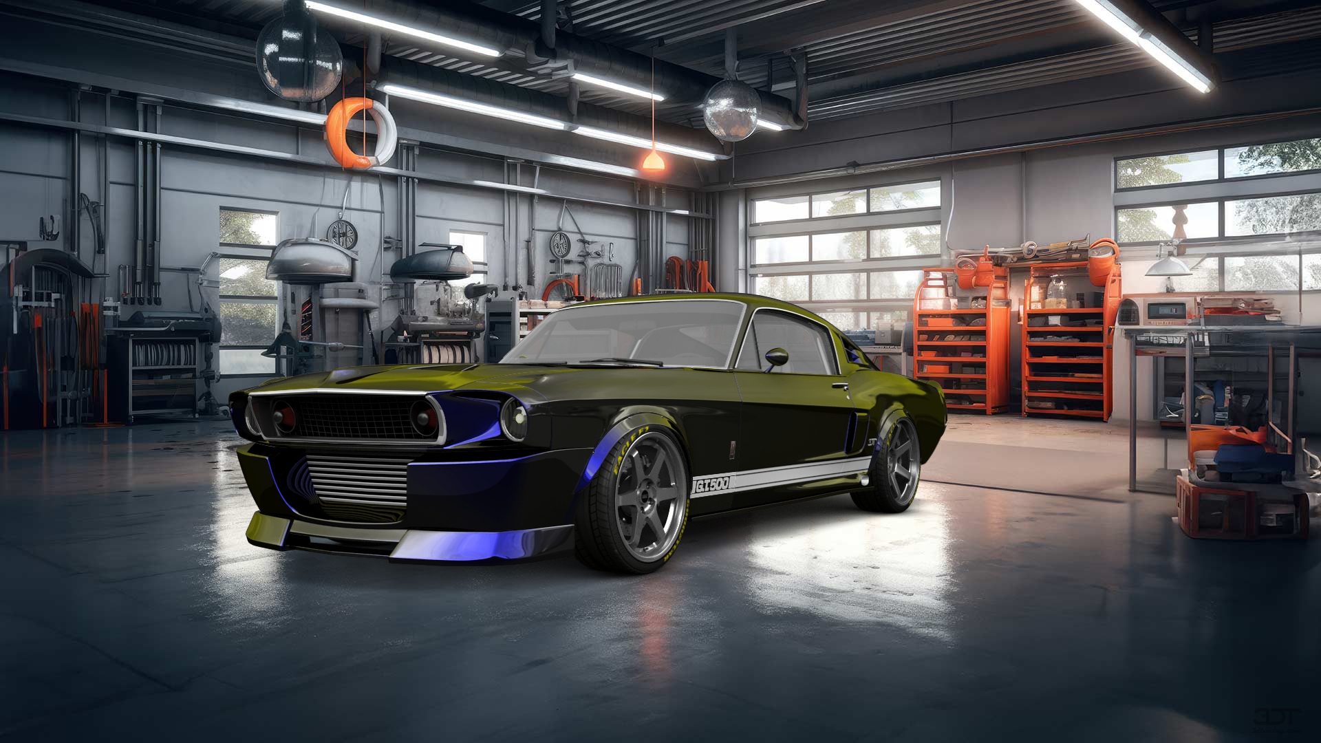 Mustang GT500 2 Door Coupe 1968 tuning