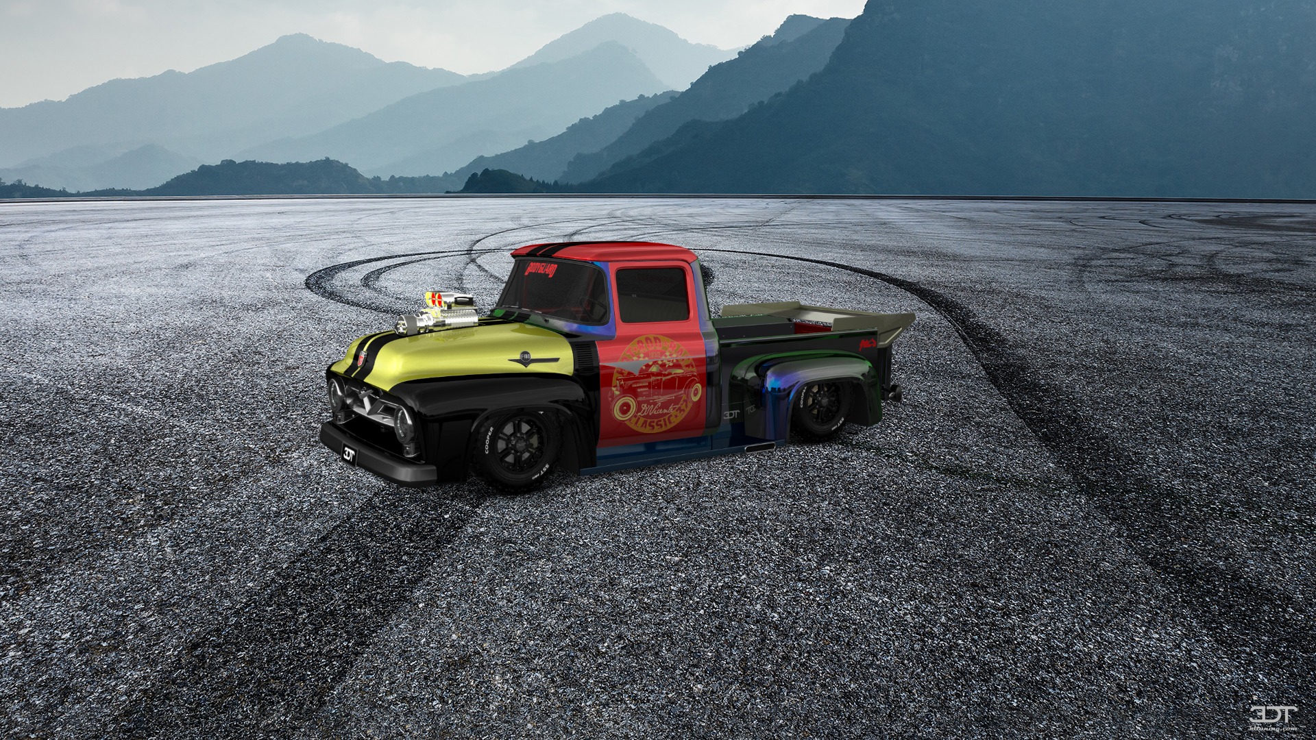 Ford F-100 2 Door truck 1956 tuning