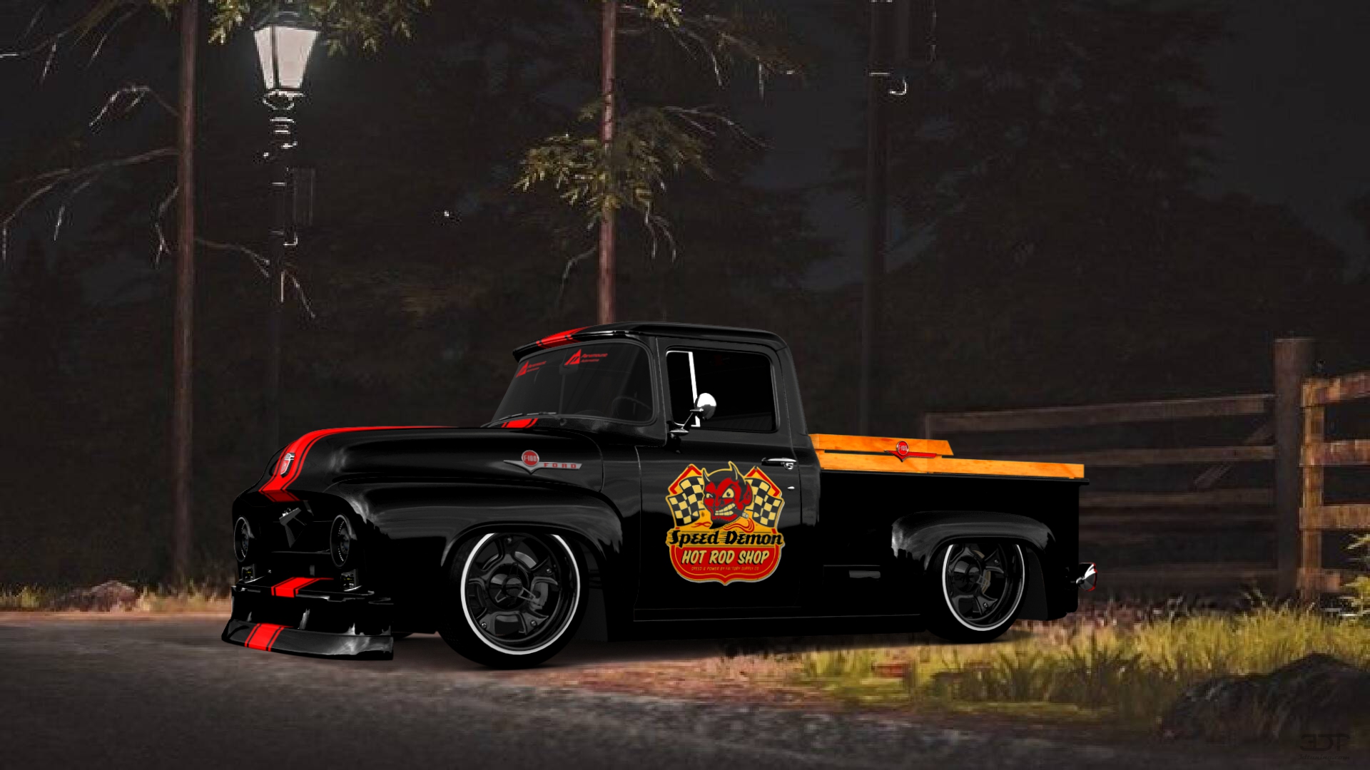 Ford F-100 2 Door truck 1956 Images