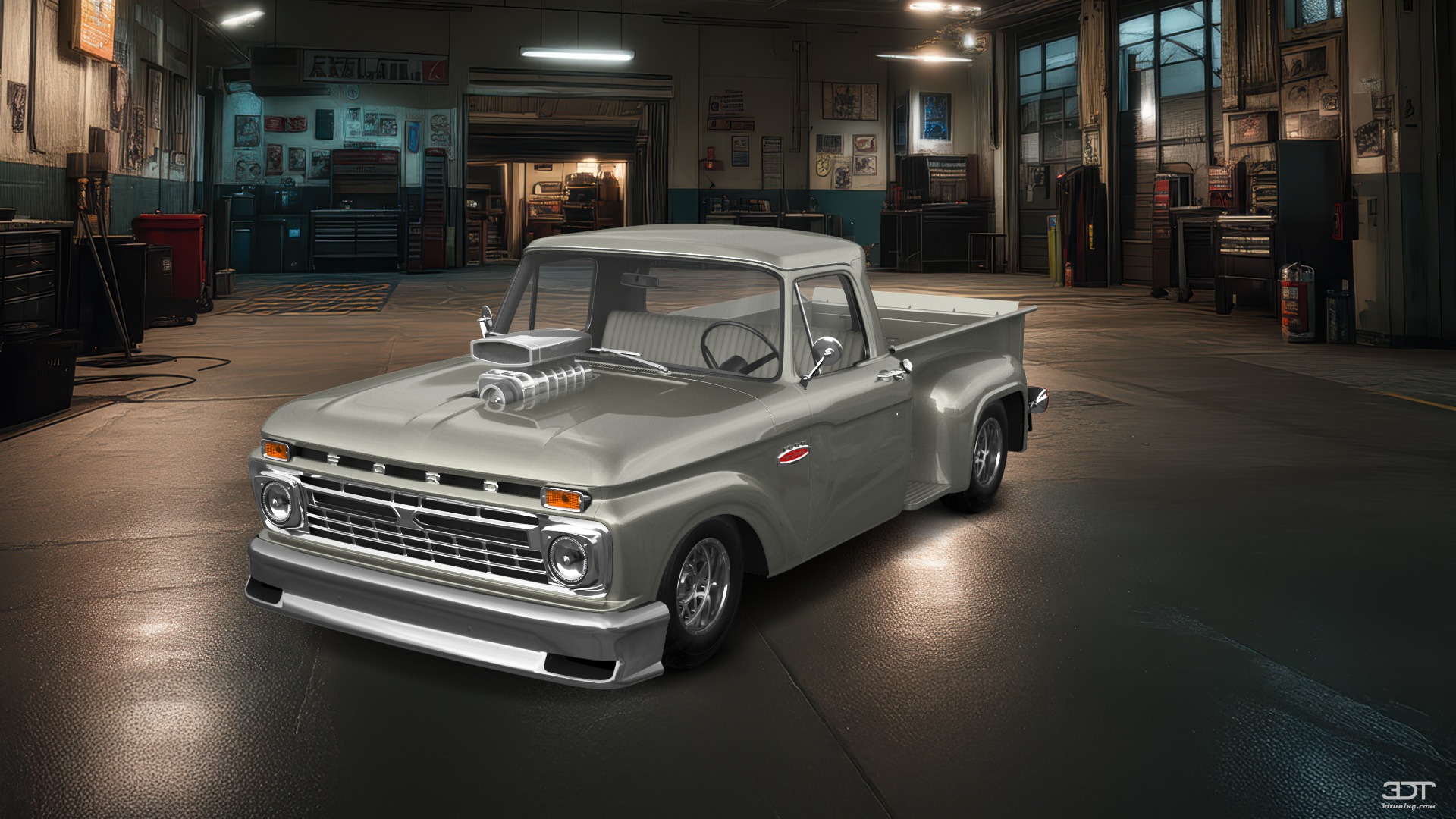 Ford F-100 Flareside 2 Door pickup truck 1961 tuning