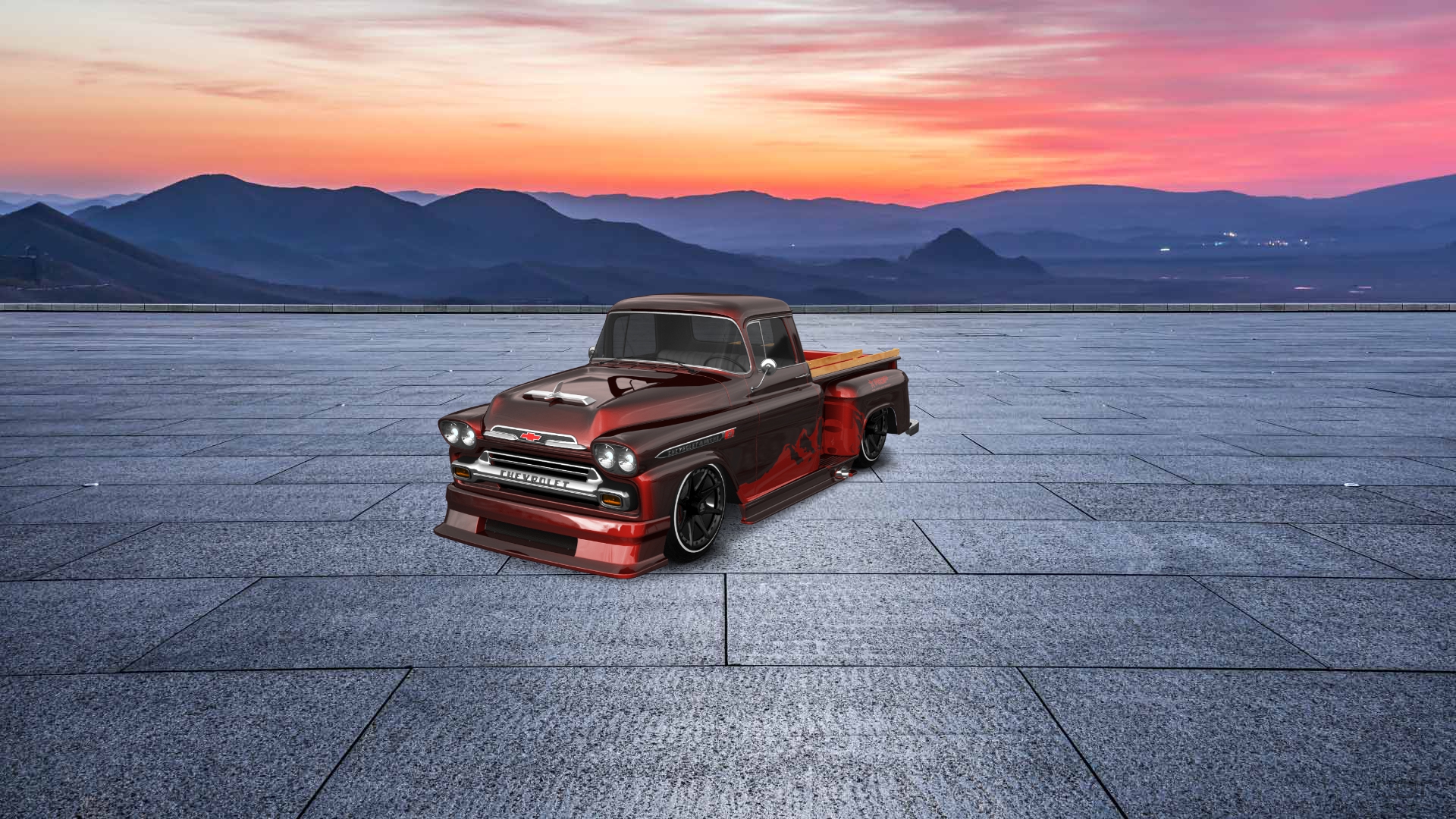 Chevrolet Apache Stepside 2 Door pickup truck 1959