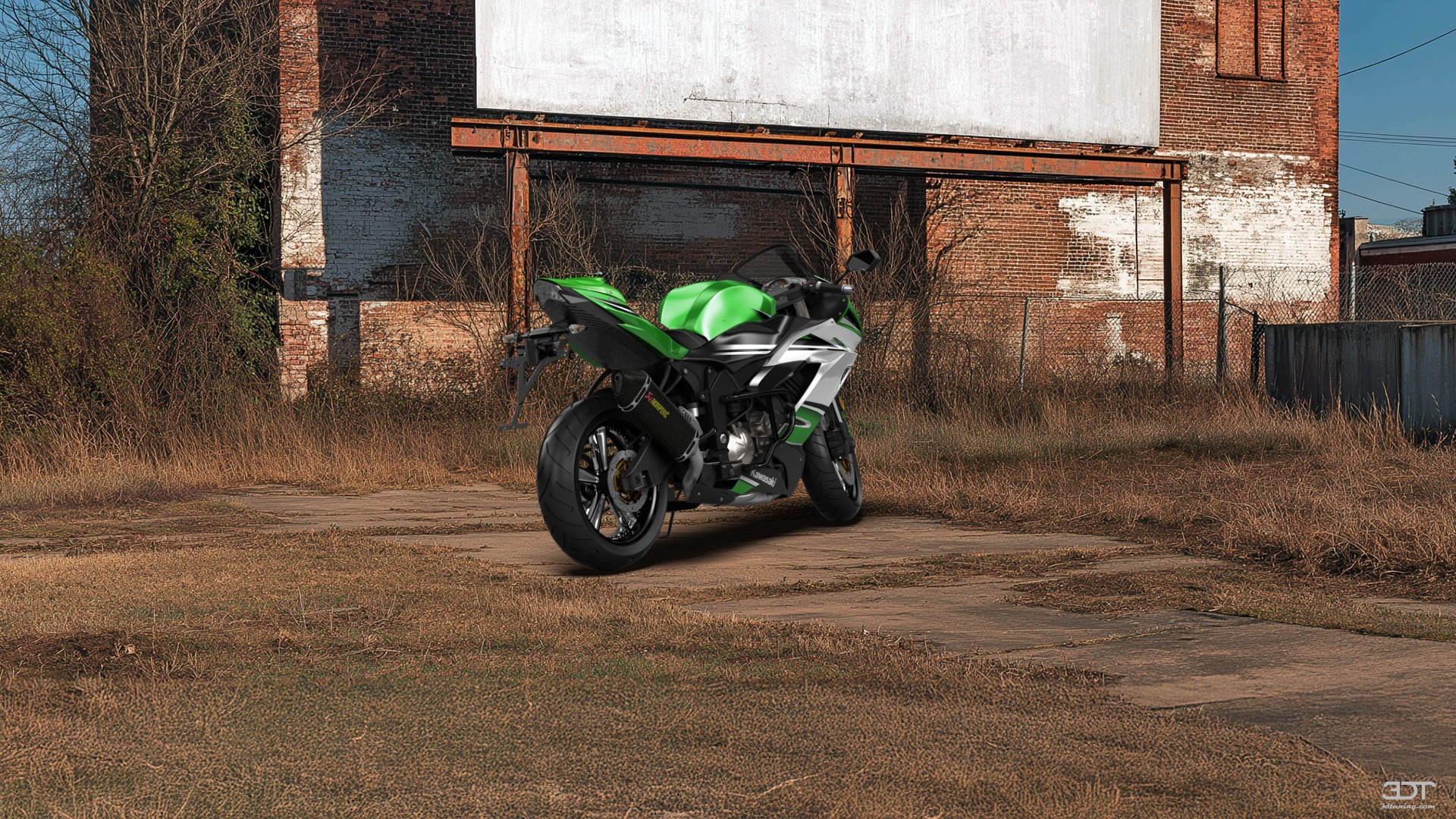 Kawasaki Ninja ZX 6R Sport Bike 2015 tuning
