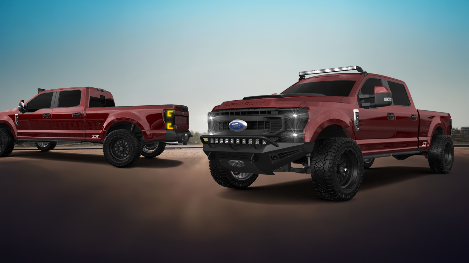 Ford F-250 4 Door pickup truck 2021 tuning