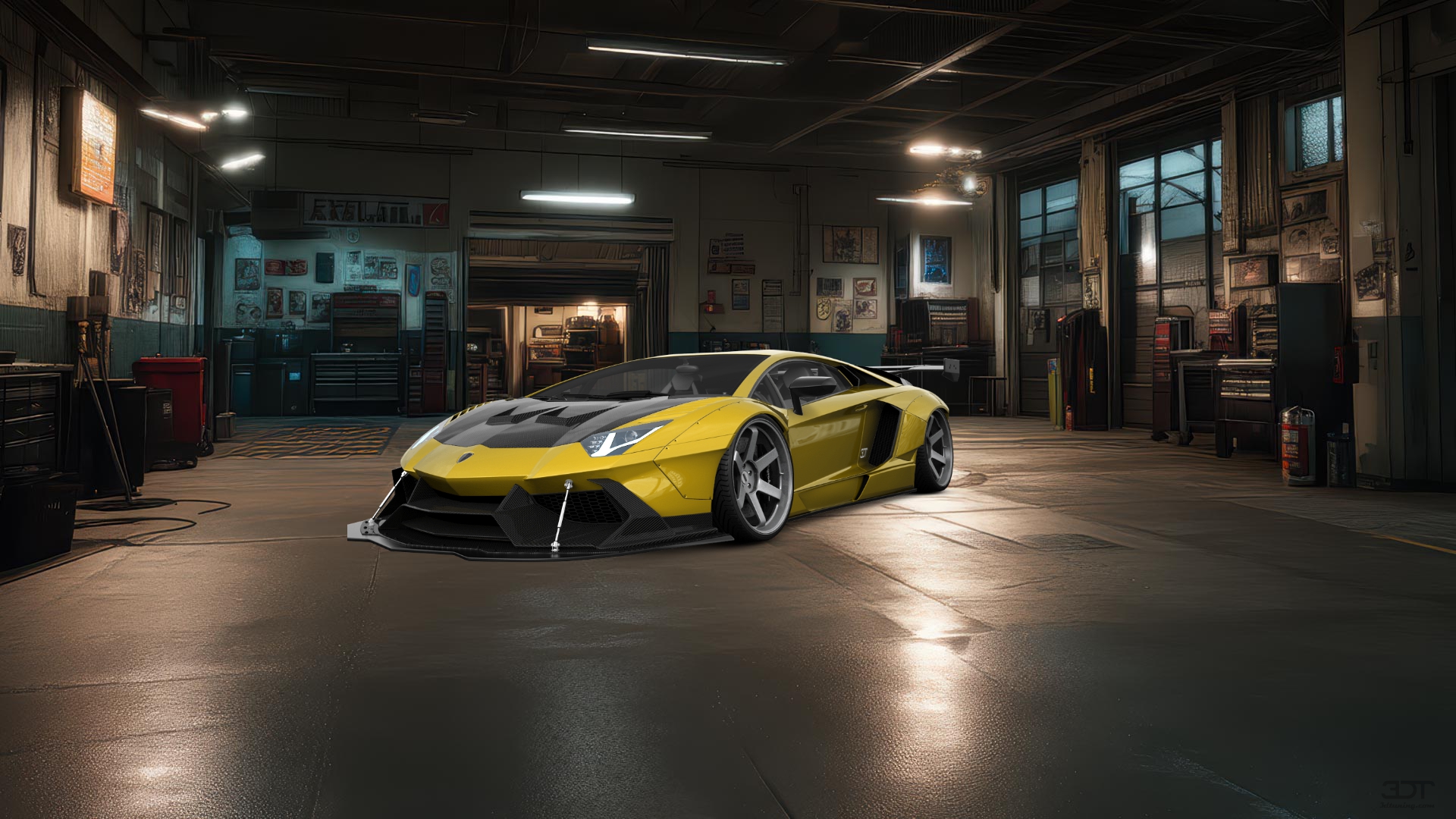 Lamborghini Aventador 2 Door Coupe 2012 tuning