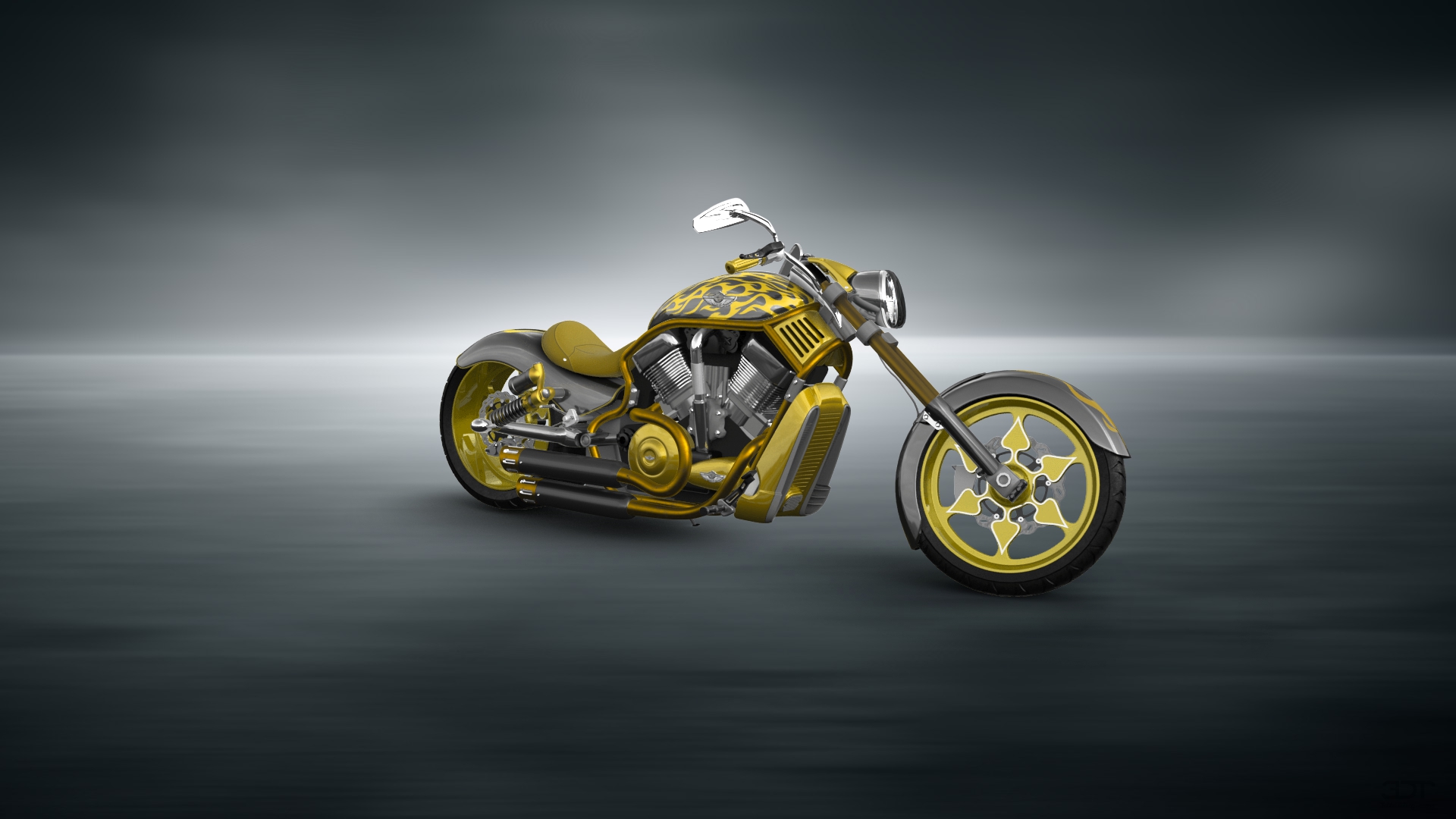 Harley-Davidson Custom Chopper Cruiser 2011 tuning