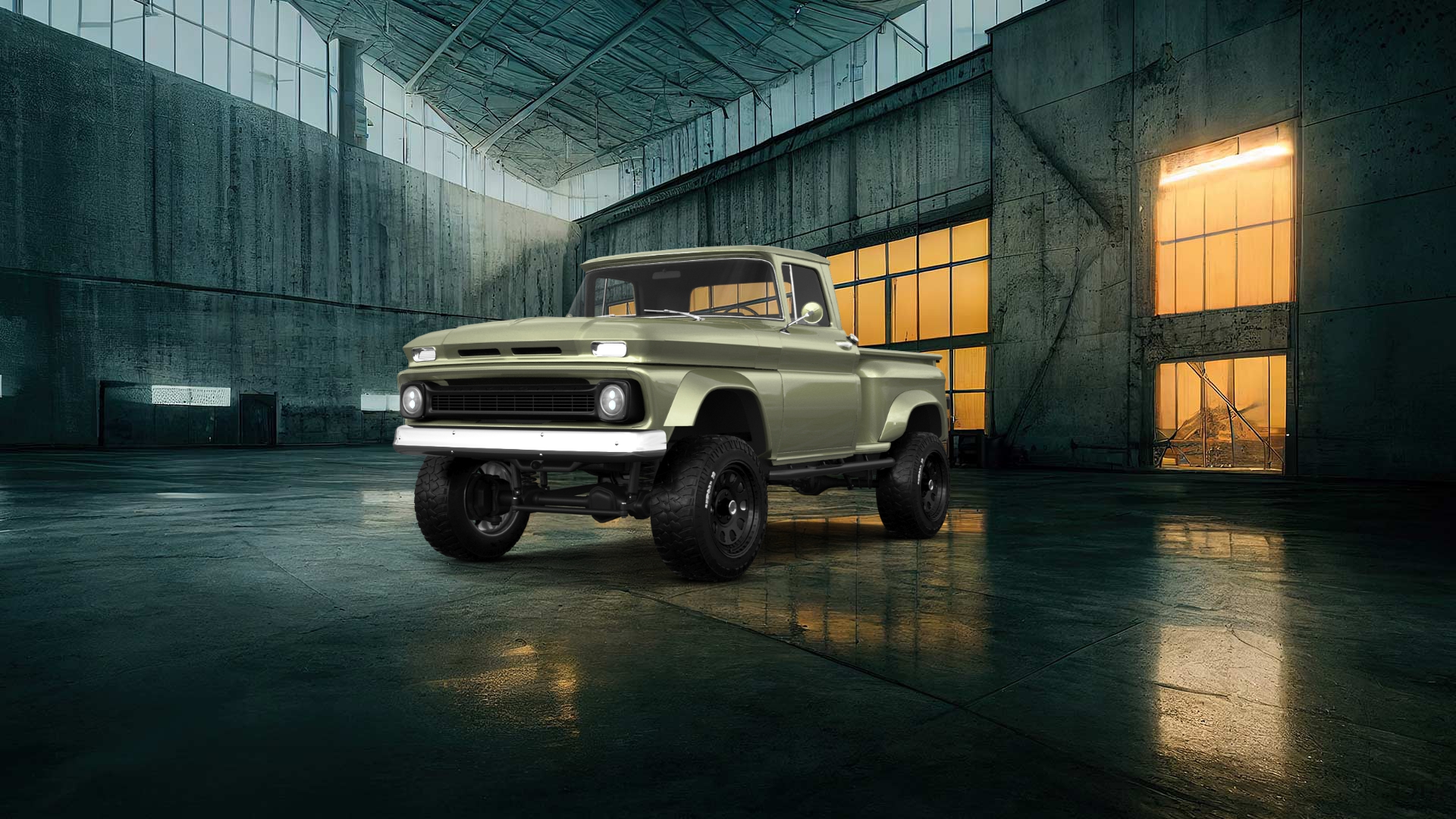 Chevrolet C-10 Stepside 2 Door pickup truck 1963 tuning