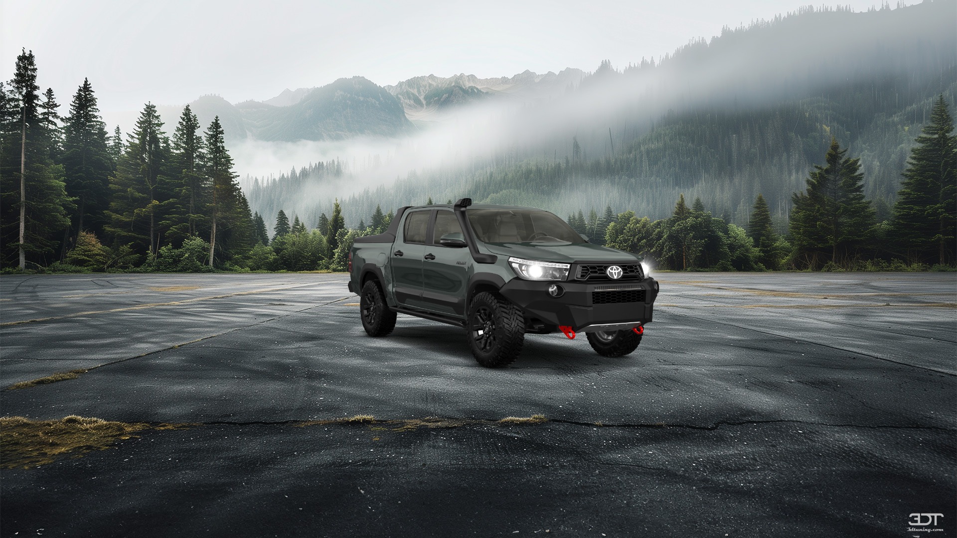 Toyota Hilux Double Cab 4 Door pickup truck 2015 tuning
