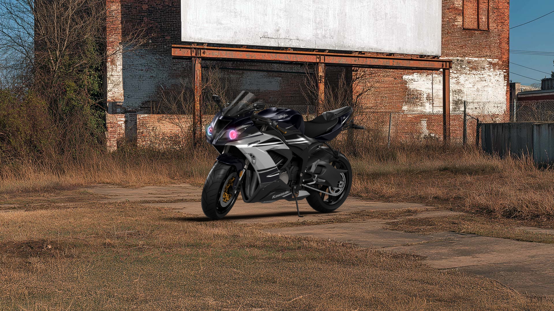 Kawasaki Ninja ZX 6R Sport Bike 2015 tuning