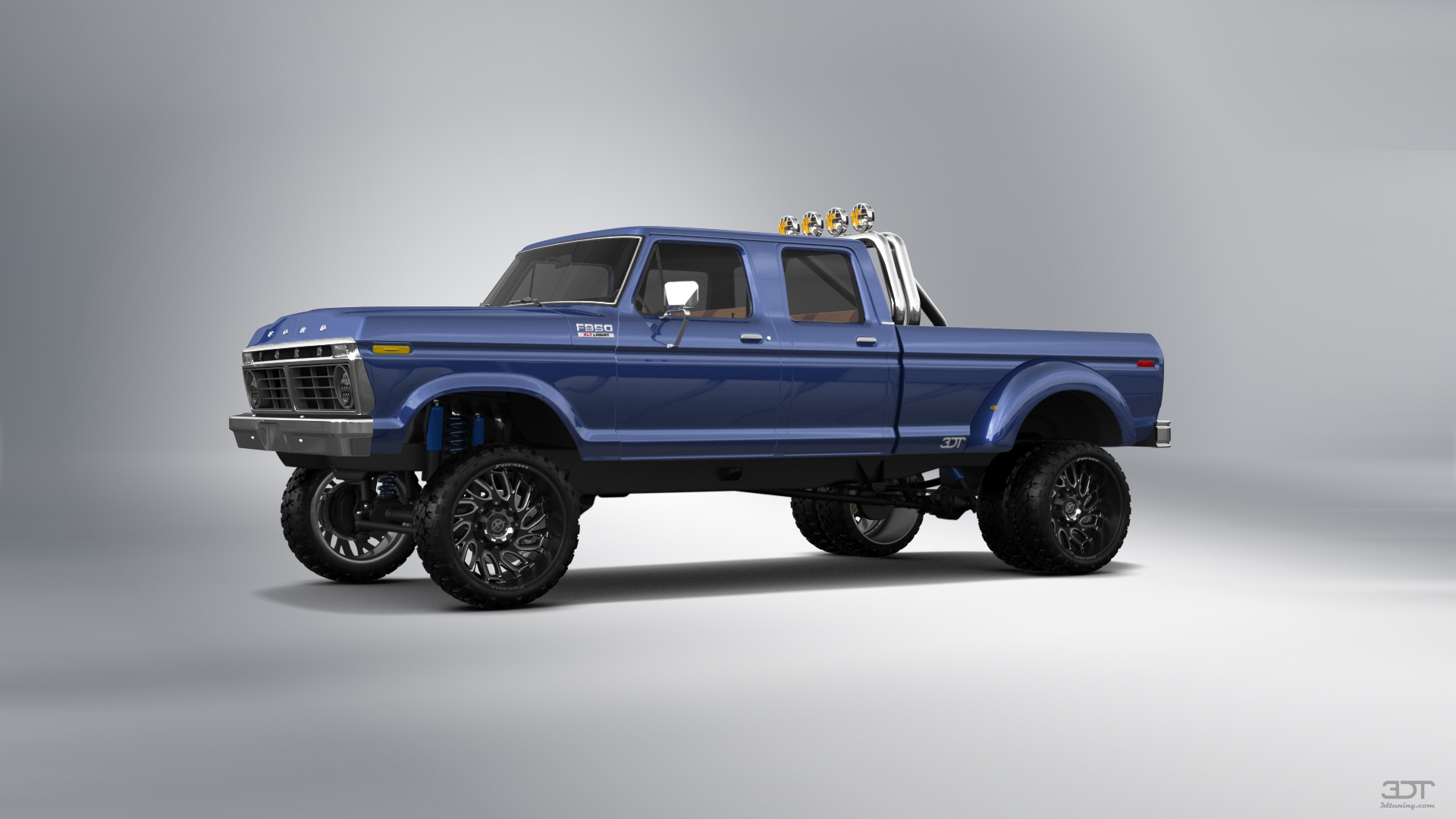Ford F-350 Dually 4 Door pickup truck 1973