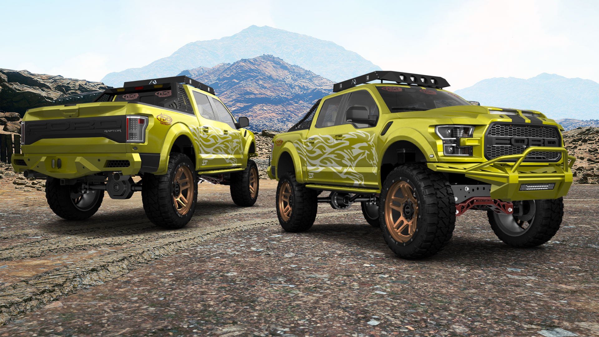 Ford F-150 Raptor 4 Door pickup truck 2017