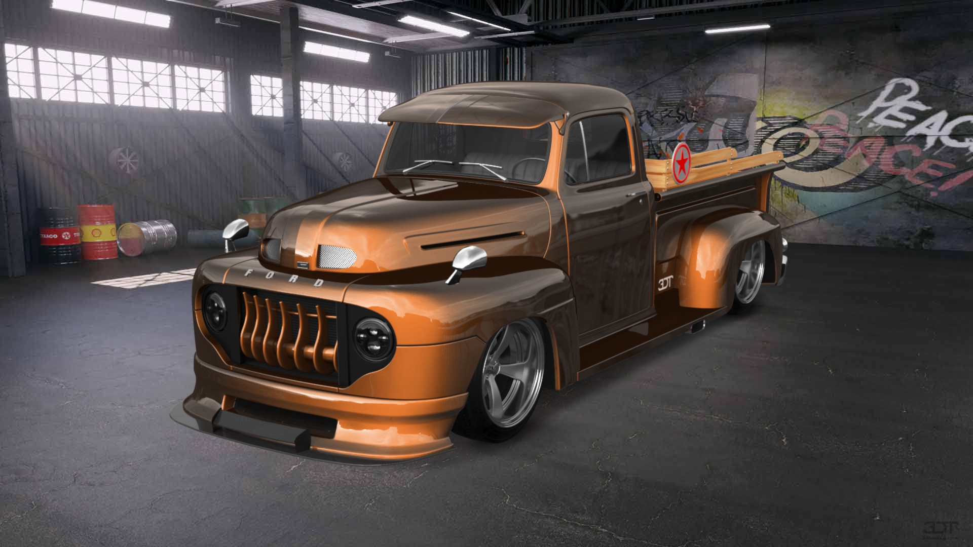 Ford F1 2 Door pickup truck 1949 tuning