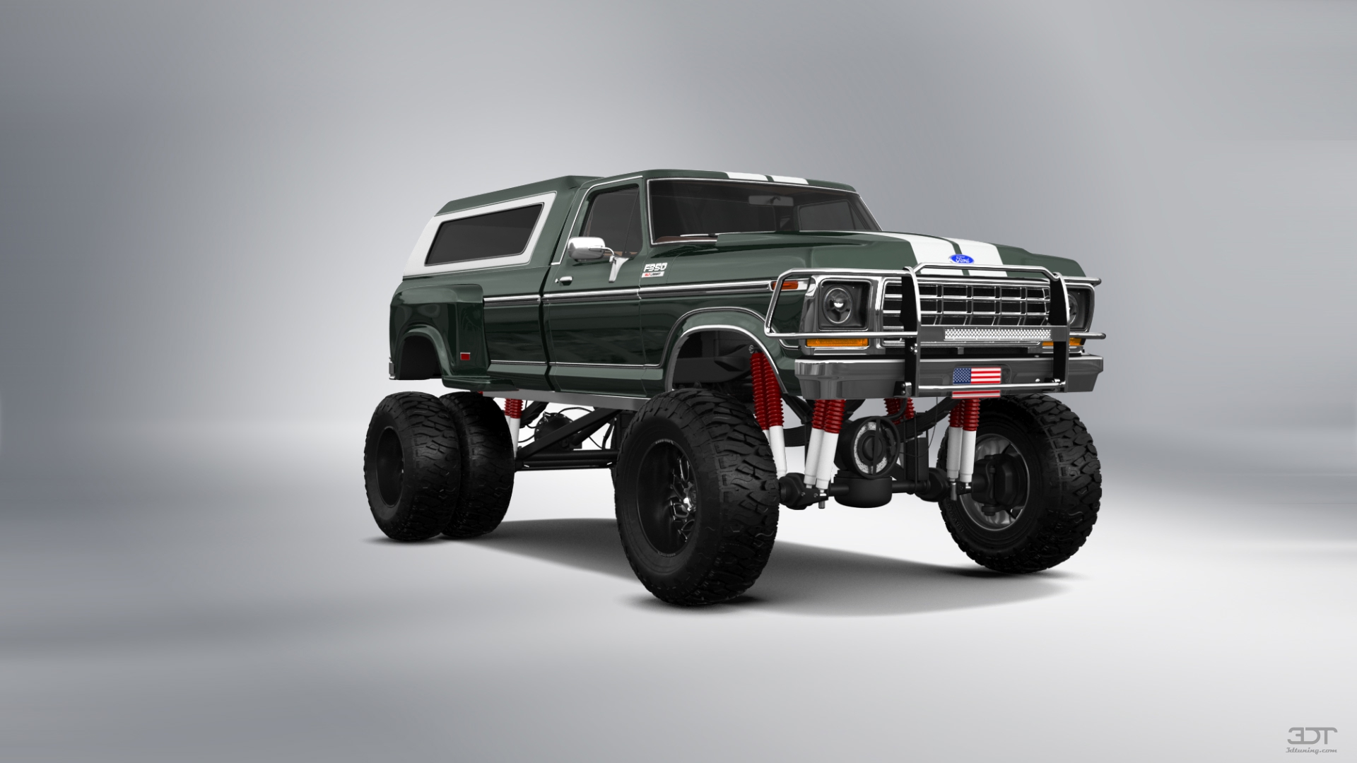 Ford F-350 Dually Regular Cab 2 Door pickup truck 1978 tuning