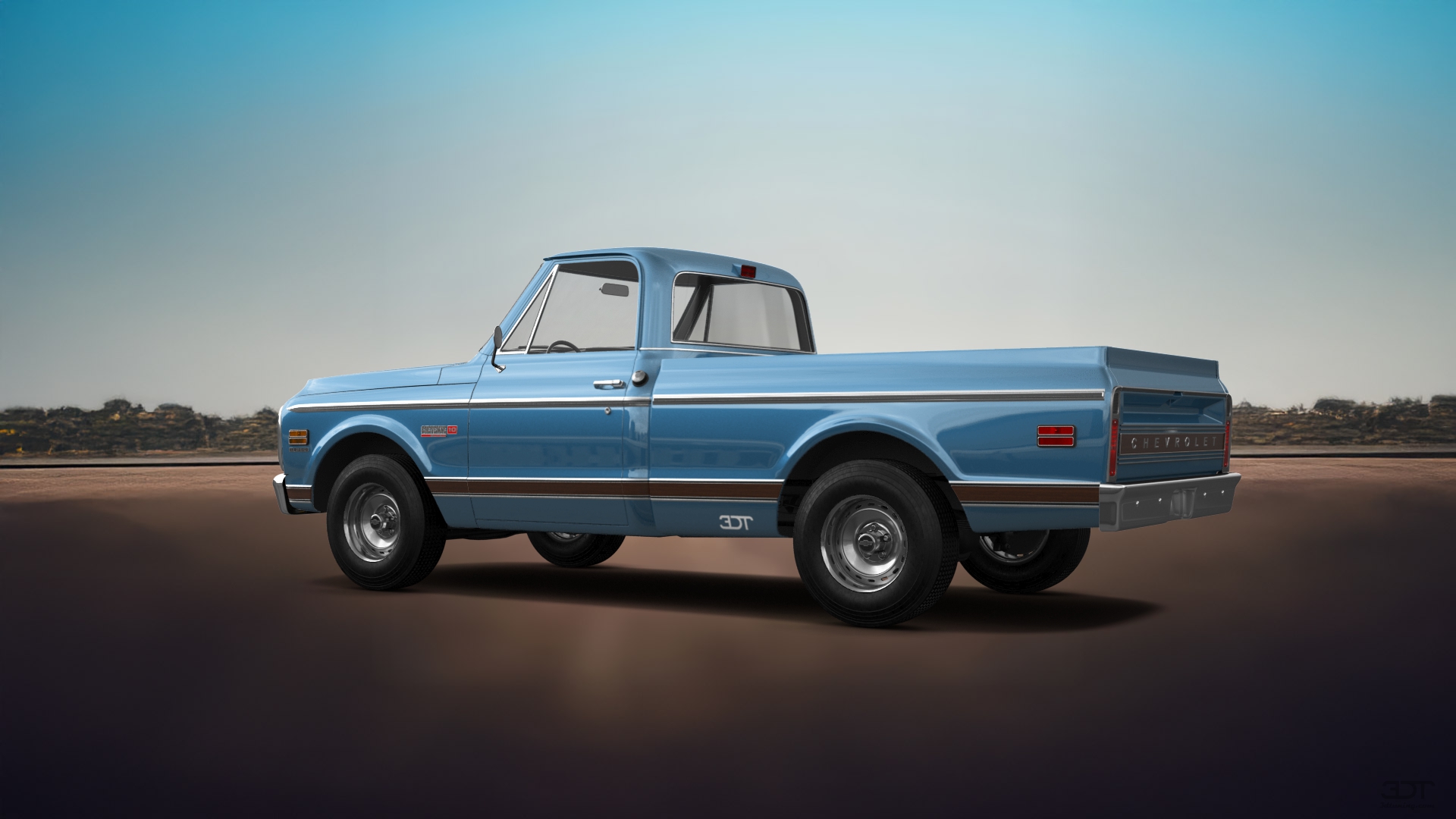 Chevrolet C-10 Cheyenne 2 Door pickup truck 1972 tuning