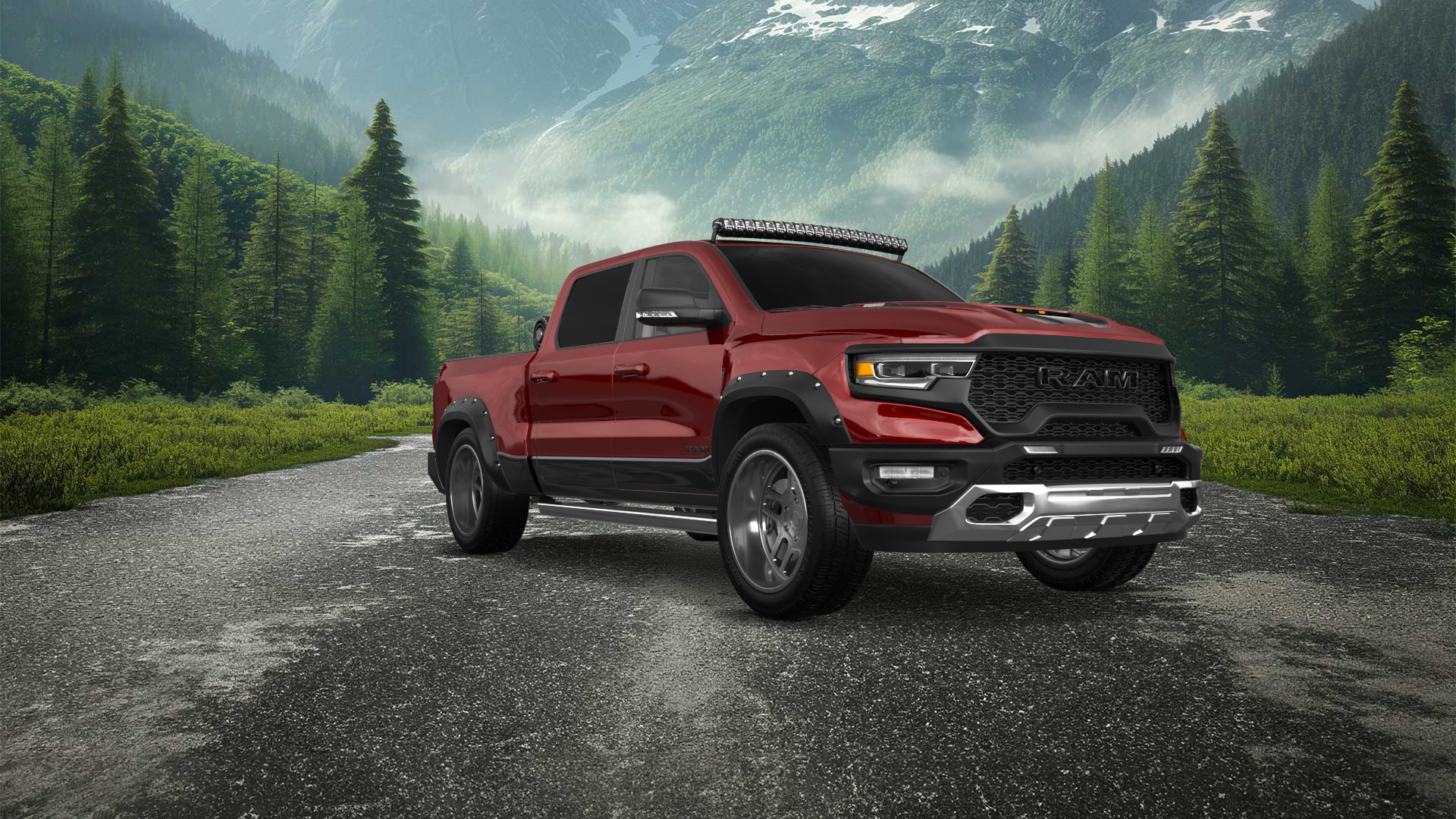 Dodge Ram 1500 TRX 4 Door pickup truck 2021 tuning