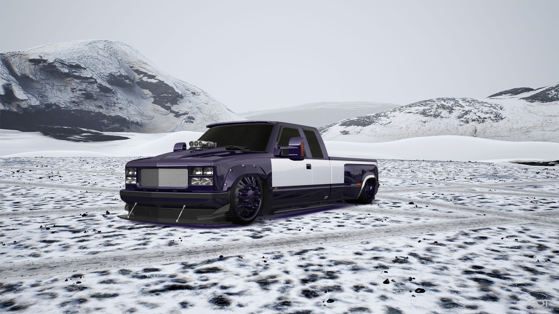 Chevrolet K3500 Extended Cab Pickup Truck 1988