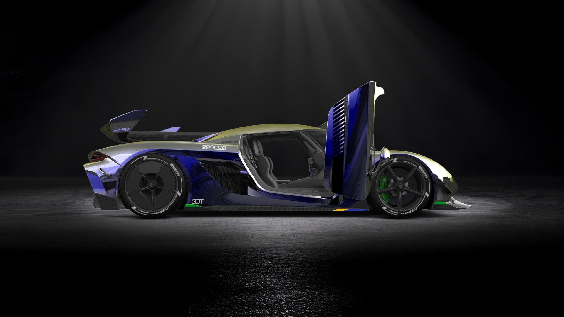 Koenigsegg Jesko 2 door targa top 2020