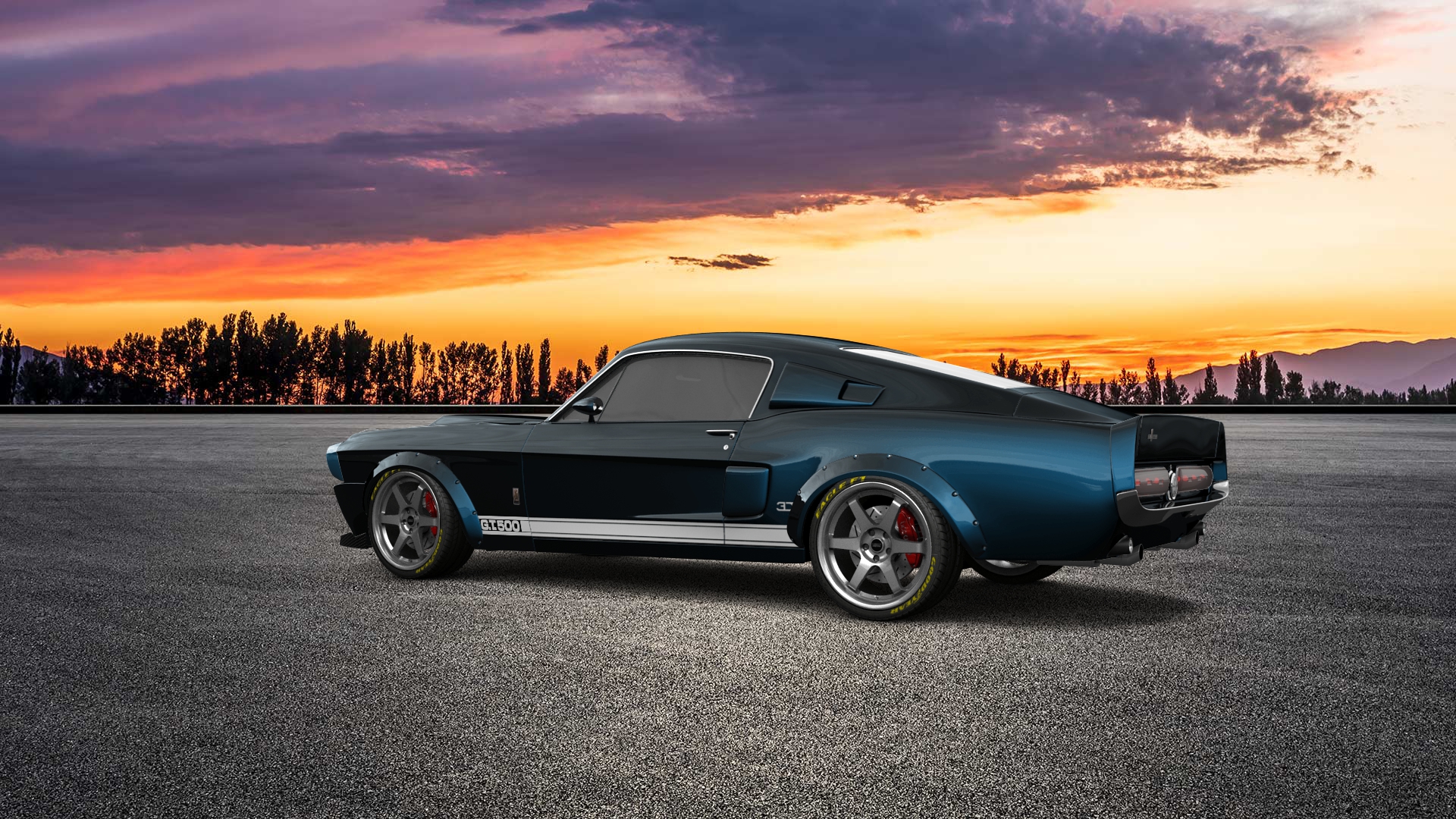 Mustang GT500 2 Door Coupe 1968