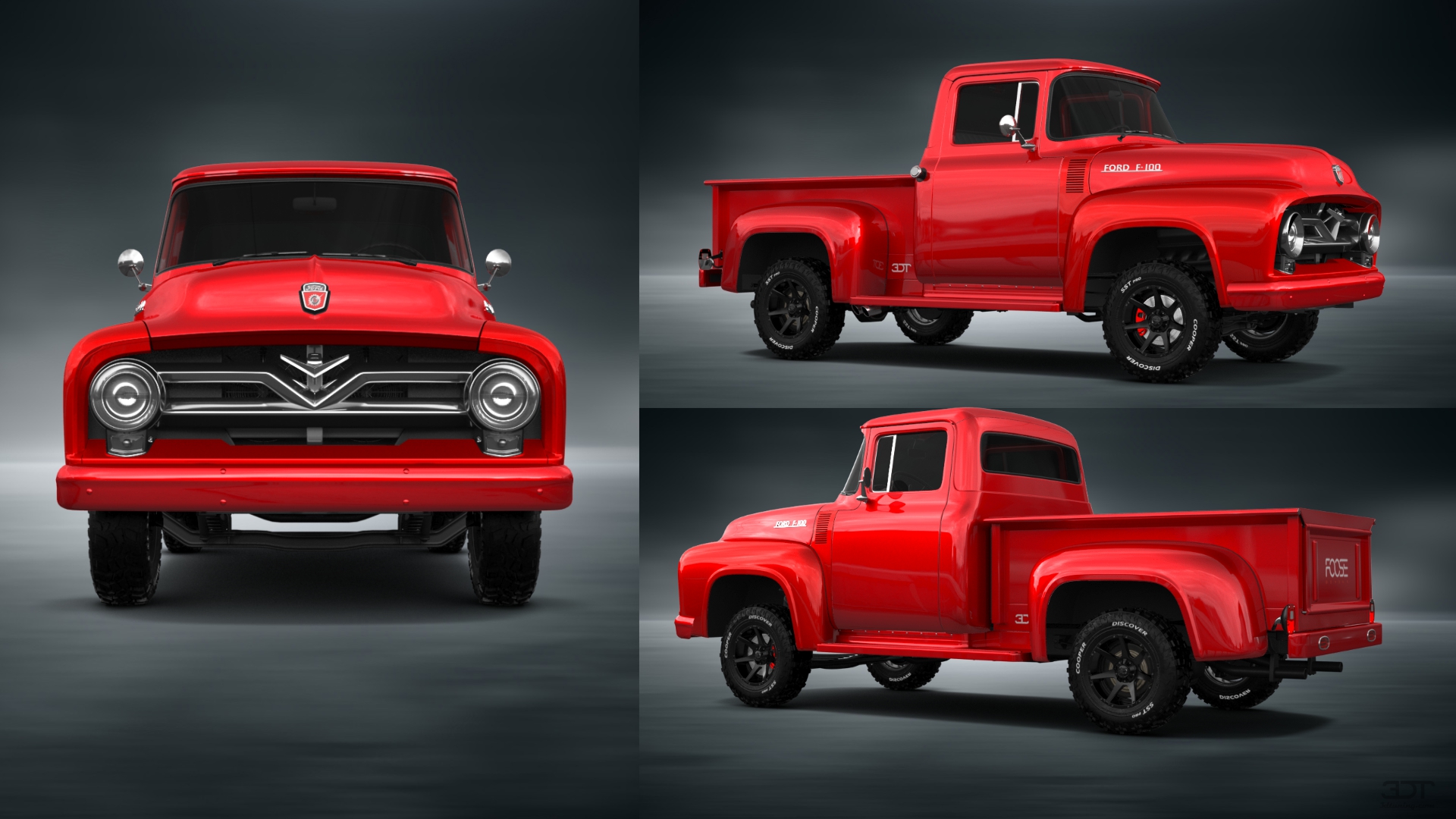 Ford F-100 2 Door truck 1956 tuning