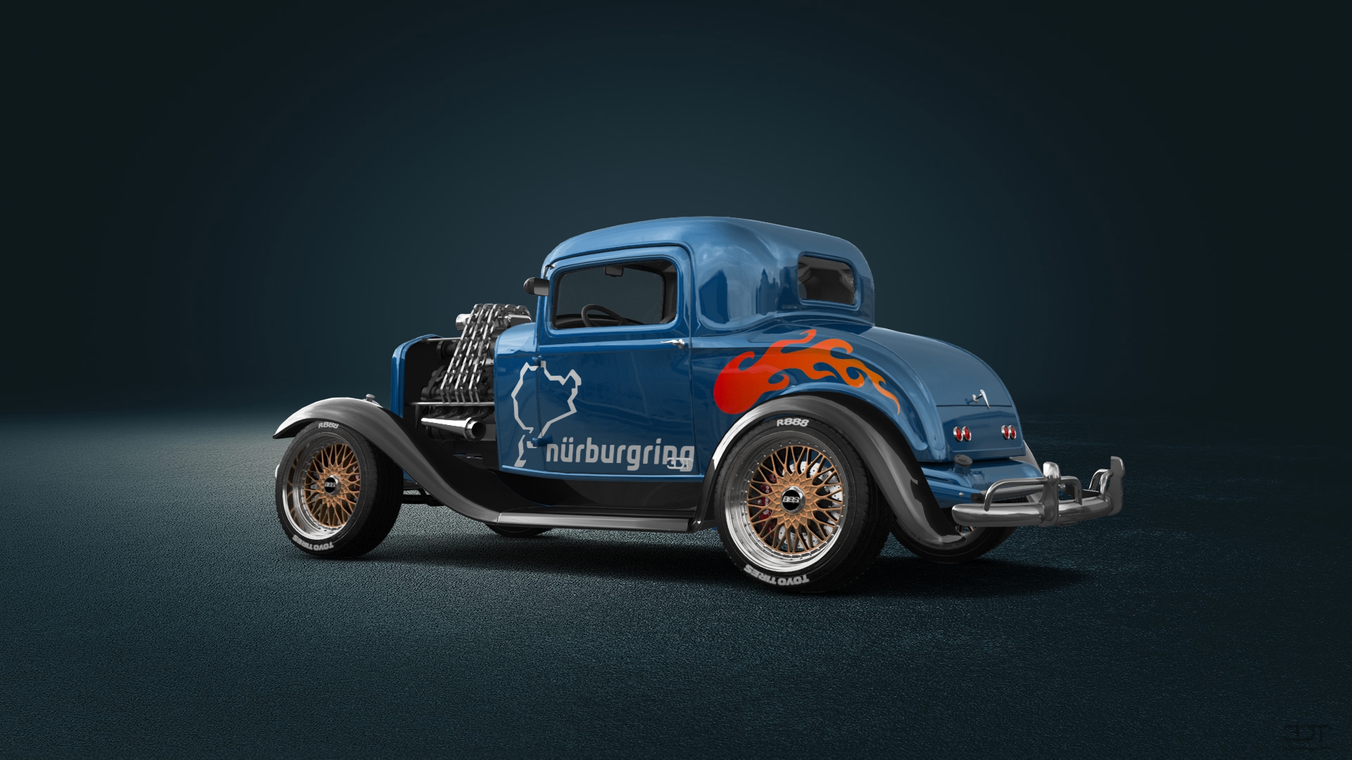 Ford Model B Deluxe 2 Door Coupe 1932 tuning