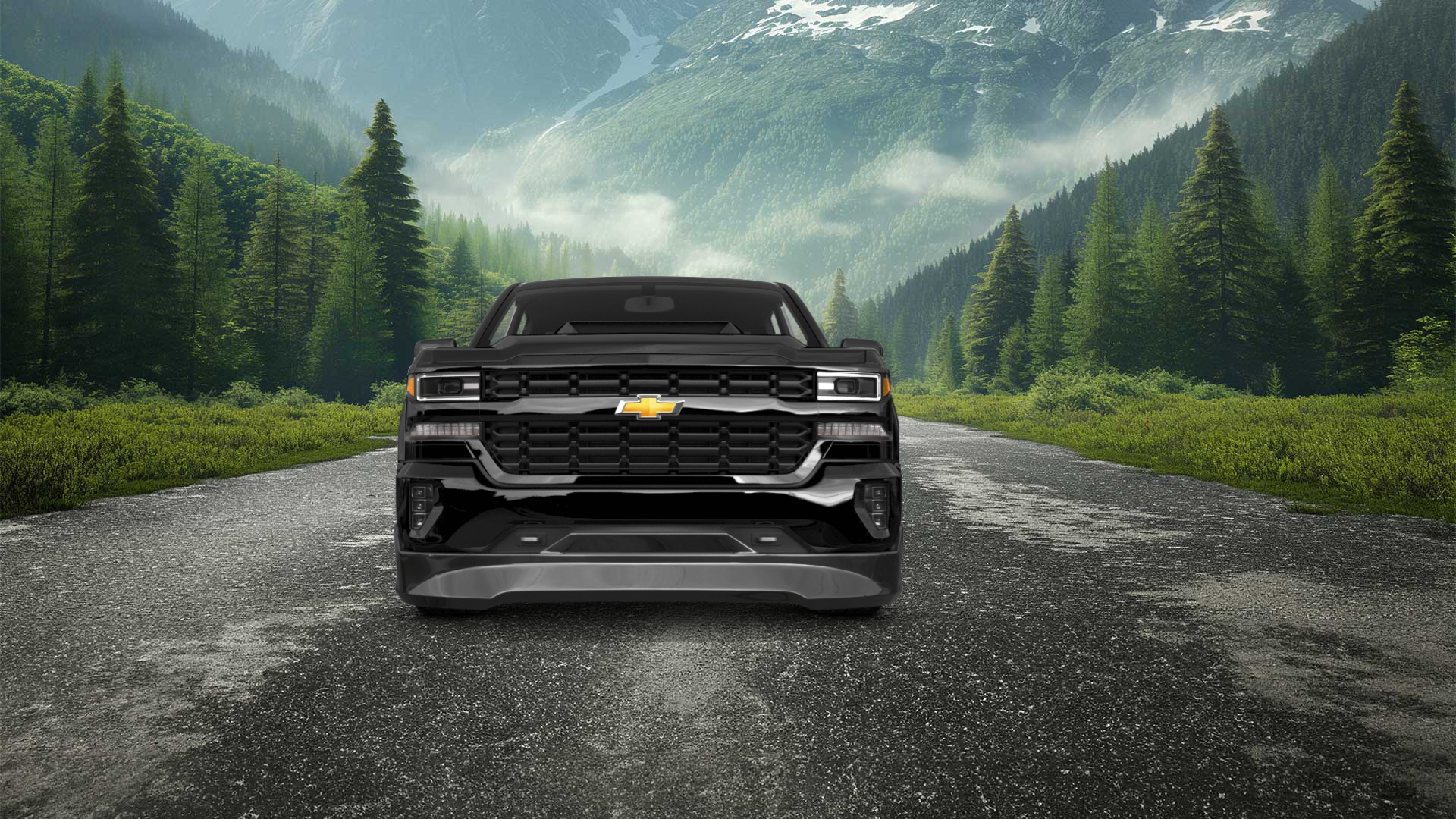 Chevrolet Silverado 1500 6.5 ft box 4 Door pickup truck 2016 tuning