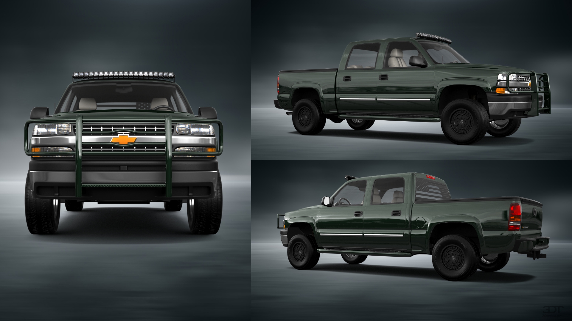 Chevrolet Silverado 1500 Crew Cab 5.8 ft box 4 Door Truck 1999