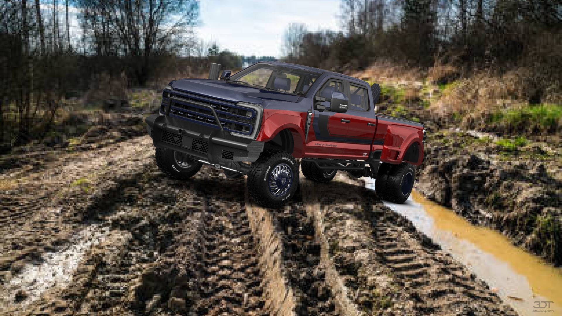 Ford F-350 DRW Crew Cab 4 Door pickup truck 2023 tuning