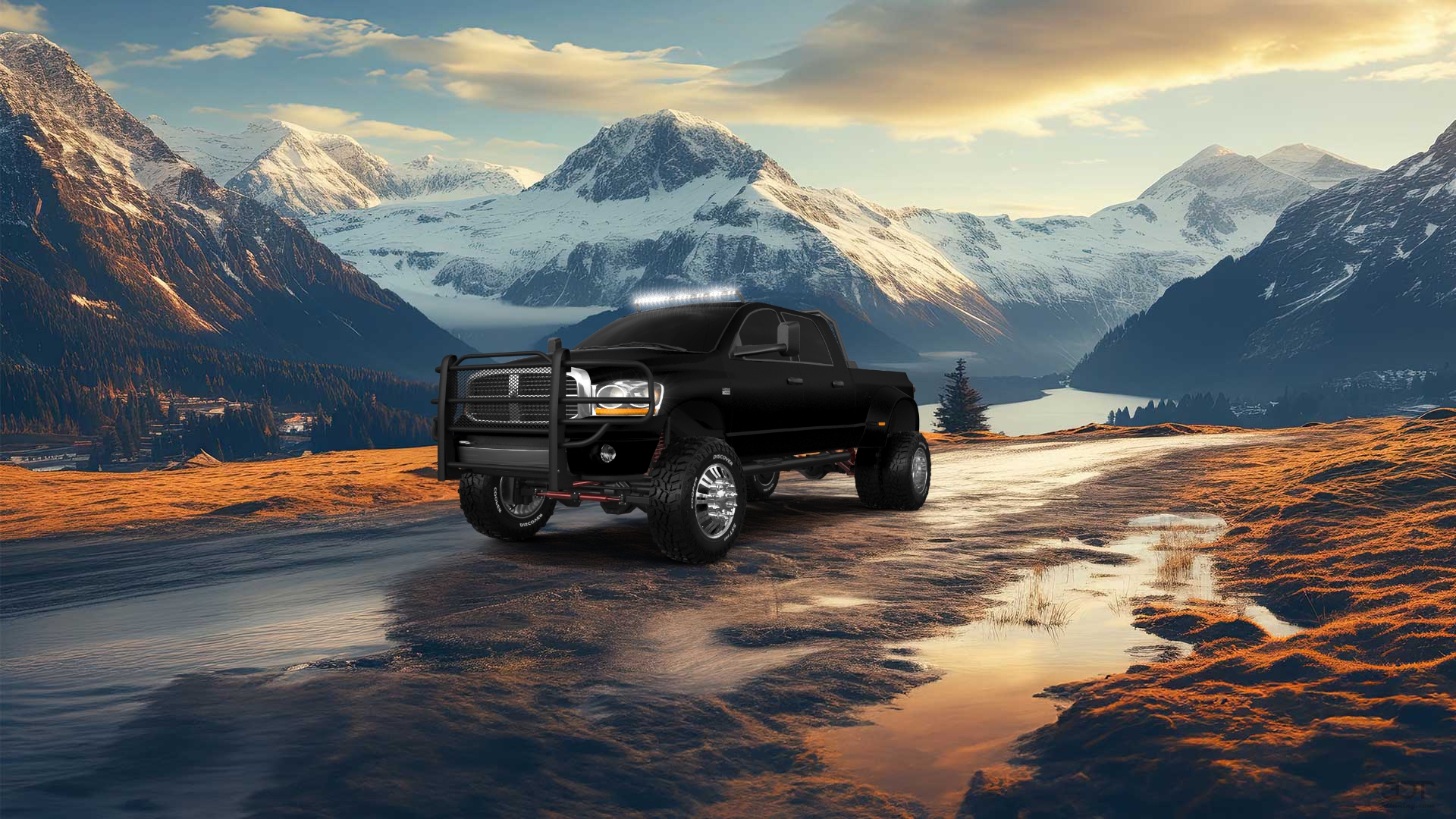 Dodge Ram 3500 Dually 4 Door pickup truck 2007