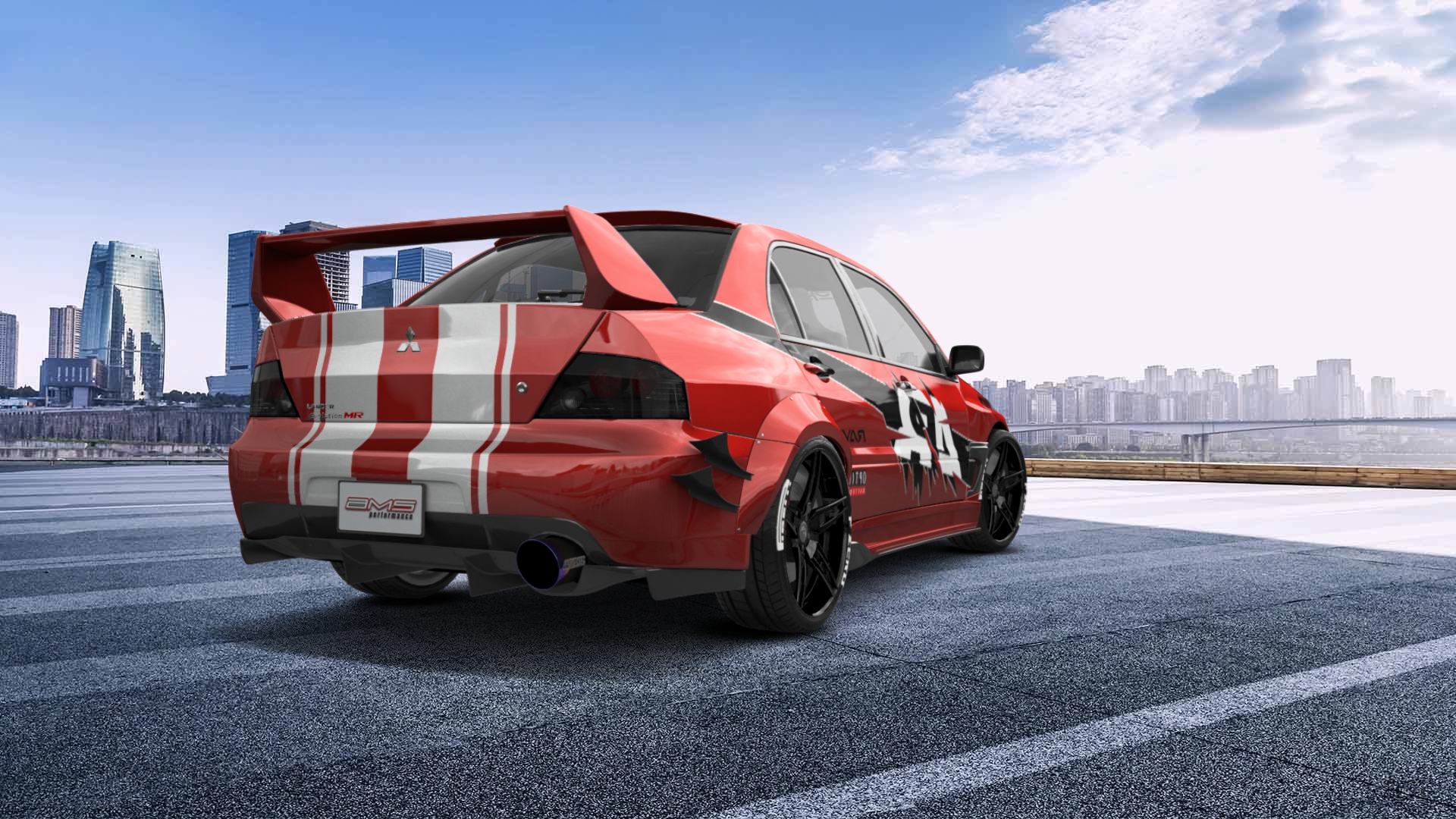 Mitsubishi Lancer Evo IX 4 Door Saloon 2005 Bilder