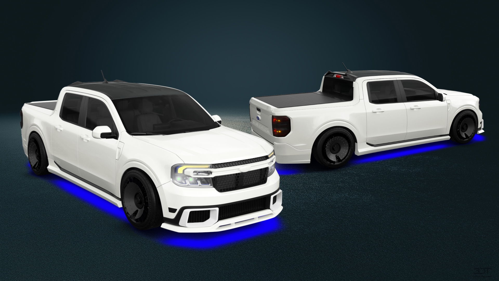 Ford Maverick 4 Door pickup truck 2022 tuning