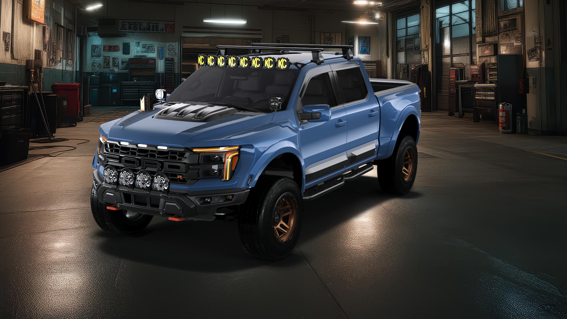 Ford F-150 Raptor 4 Door pickup truck 2024 tuning