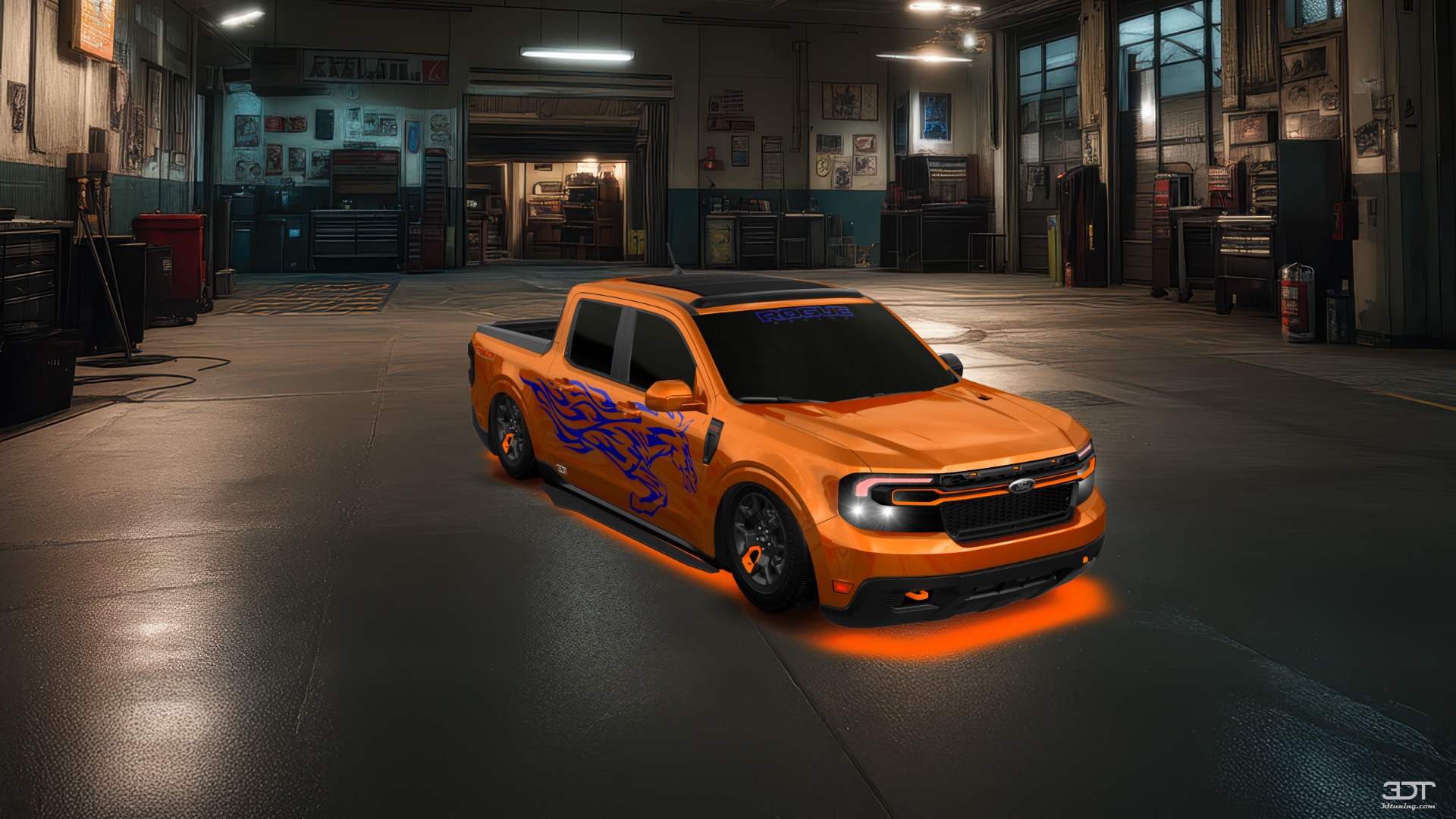 Ford Maverick 4 Door pickup truck 2022 tuning