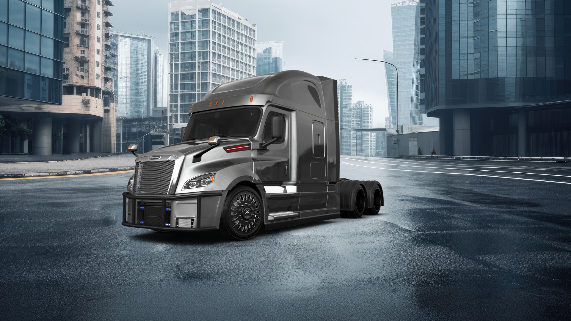 Freightliner Cascadia Sleeper Cab Truck 2018 tuning