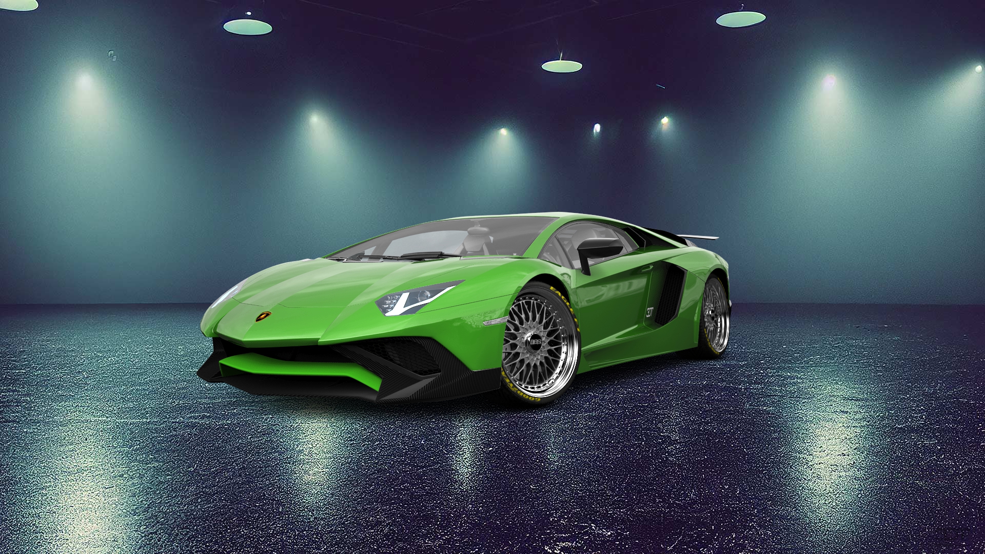 Lamborghini Aventador 2 Door Coupe 2012 tuning