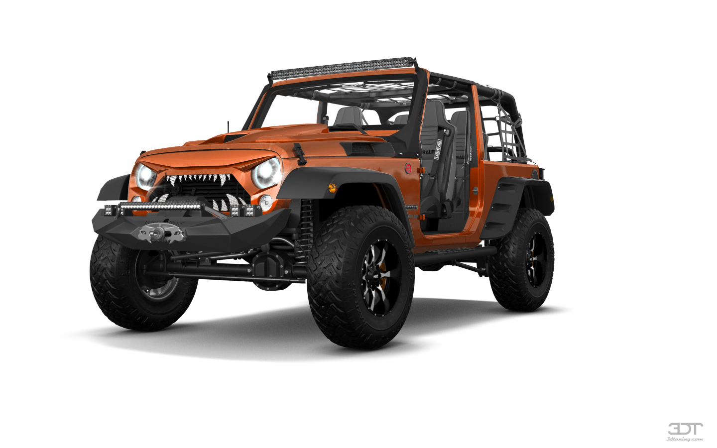 Jeep Wrangler JK 2 Door Offroading "Beast Mode" Custom w/ New Wheels & Rear Australian License Plate (SCS)